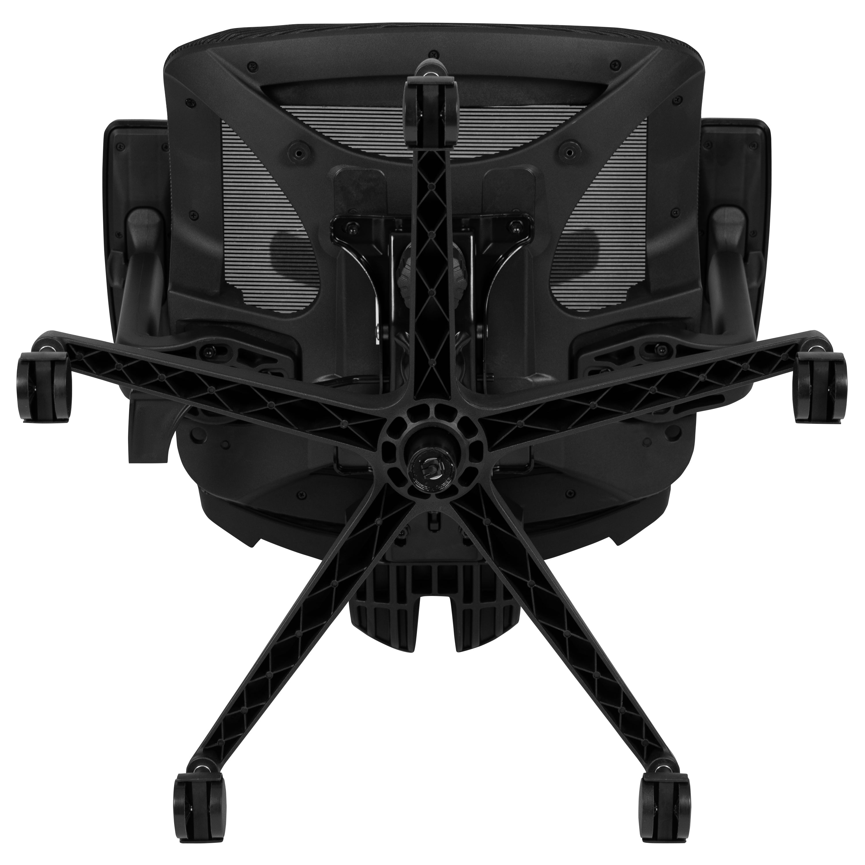 Ergonomic Mesh Office Chair with Synchro-Tilt, Pivot Adjustable Headrest, Lumbar Support, Coat Hanger and Adjustable Arms