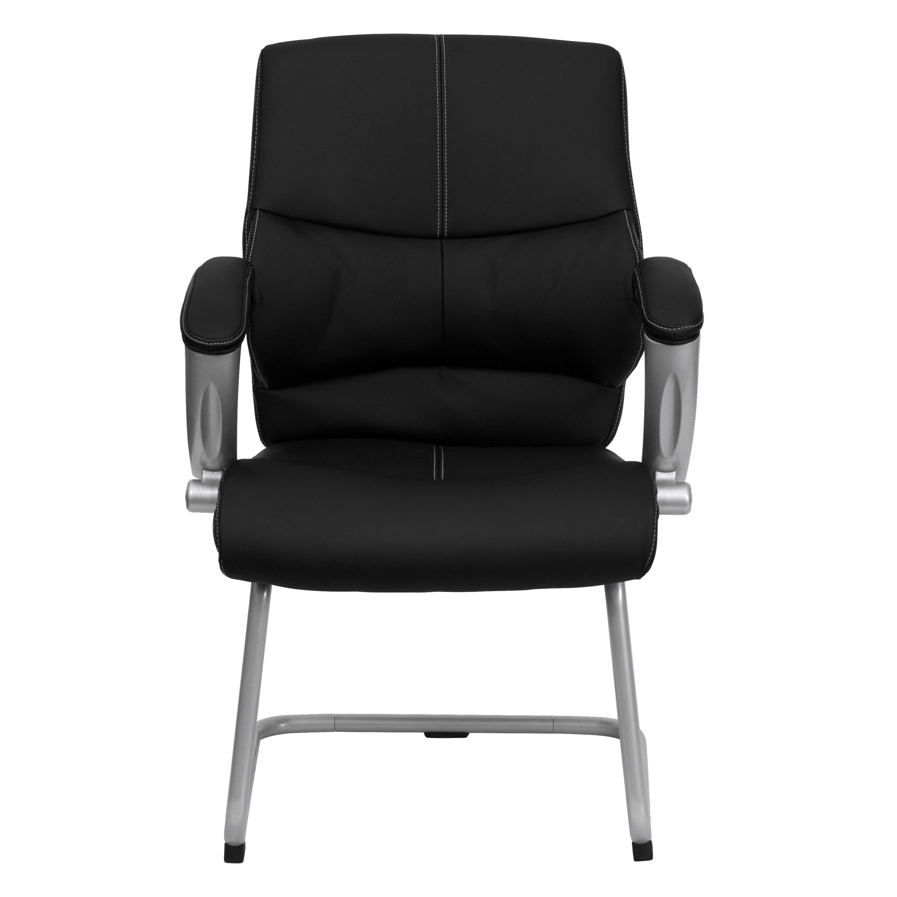 LeatherSoft Executive Side Chair-Office Chair-Flash Furniture-Wall2Wall Furnishings