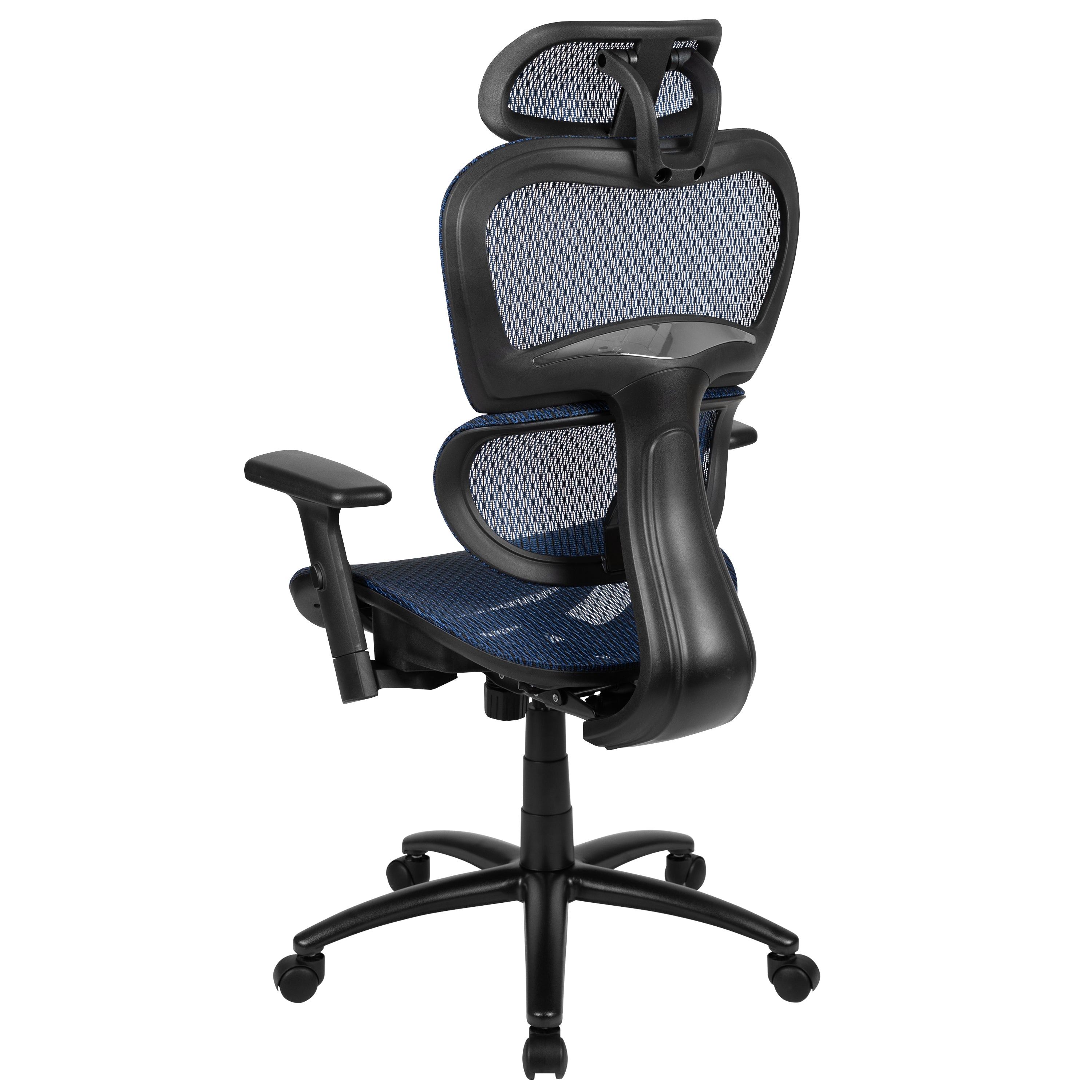 Ergonomic Mesh Office Chair with 2-to-1 Synchro-Tilt, Adjustable Headrest, Lumbar Support, and Adjustable Pivot Arms