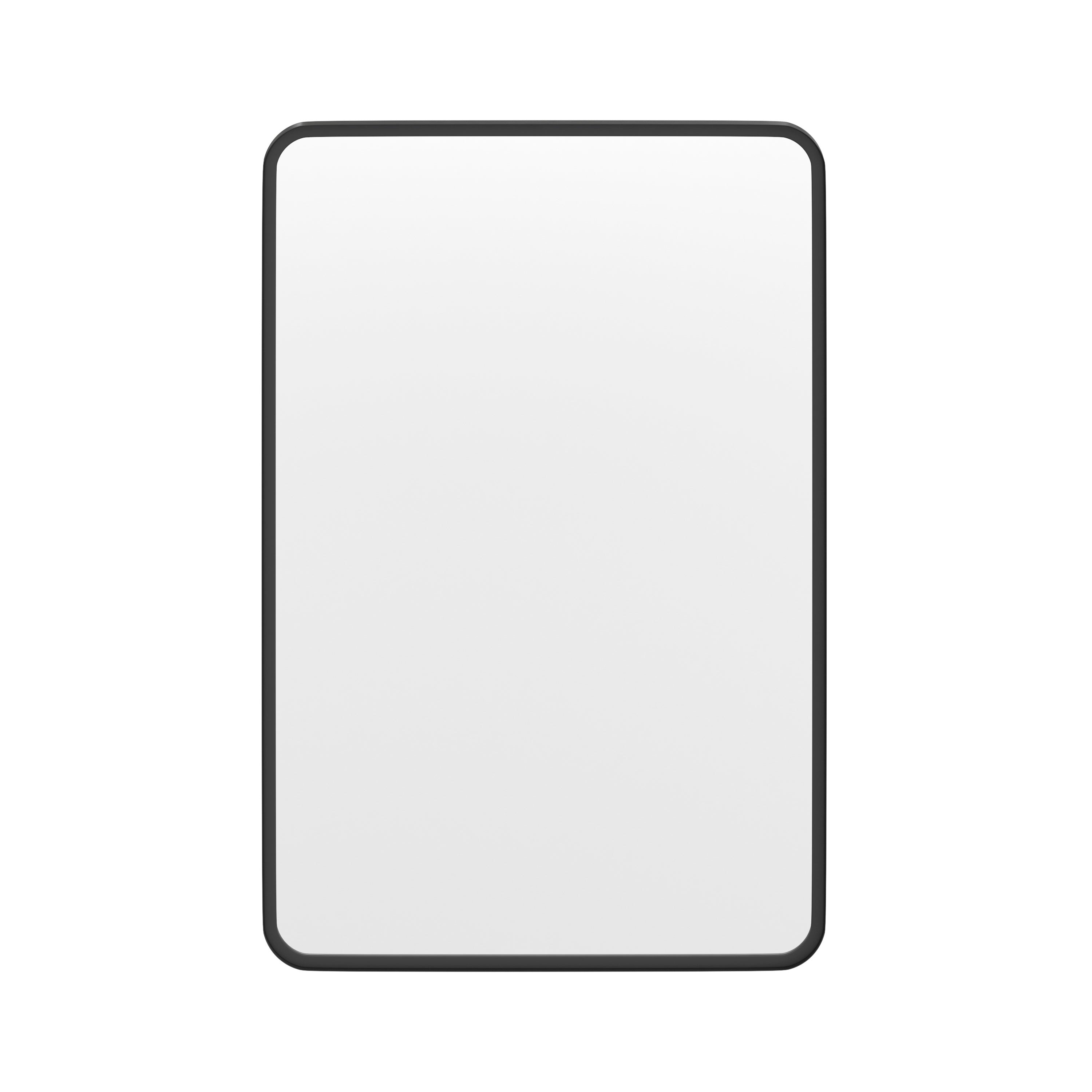 Janinne Decorative Wall Mirror - Rounded Corners, Bathroom & Living Room Glass Mirror Hangs Horizontal Or Vertical