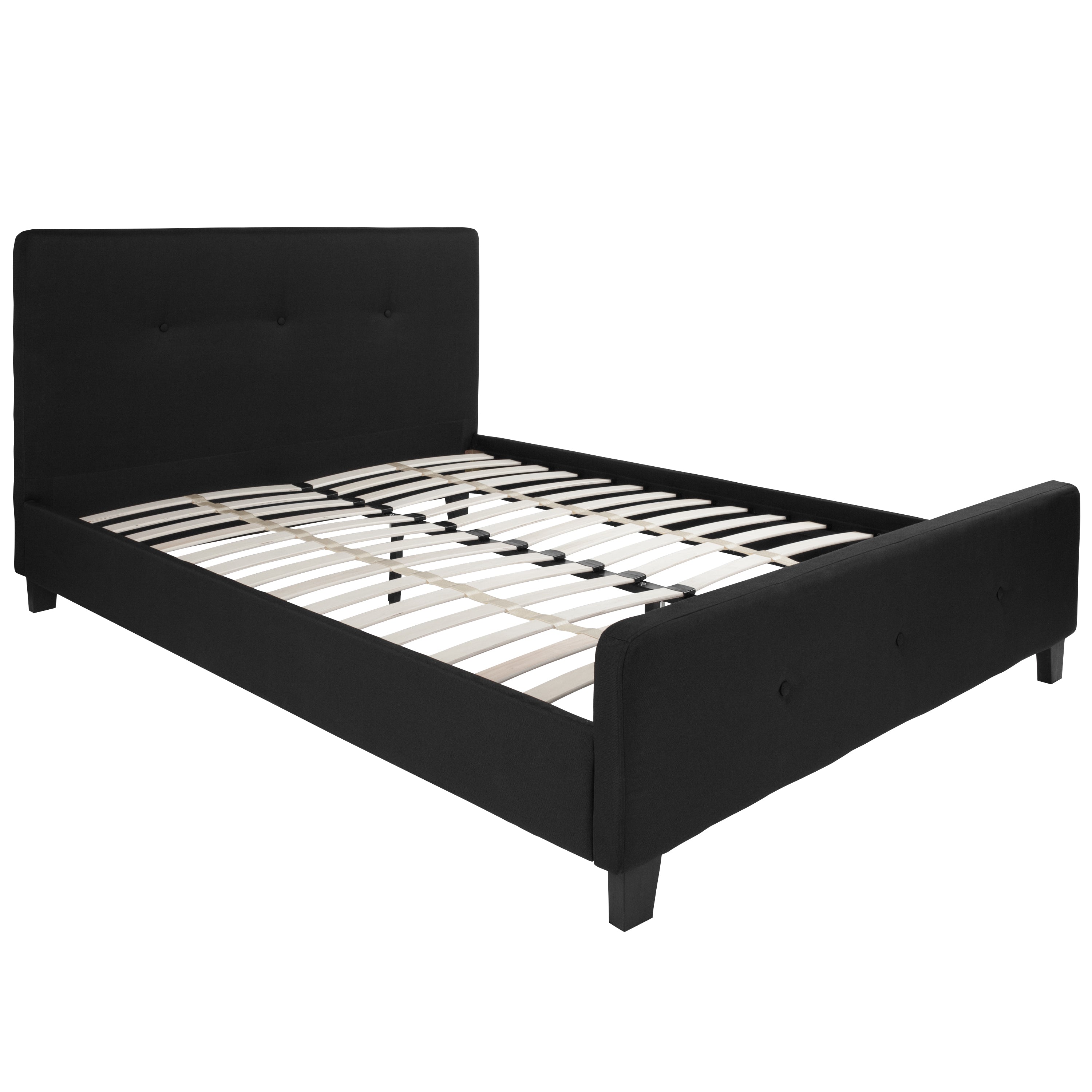 Tribeca Button Tufted Upholstered Platform Bed