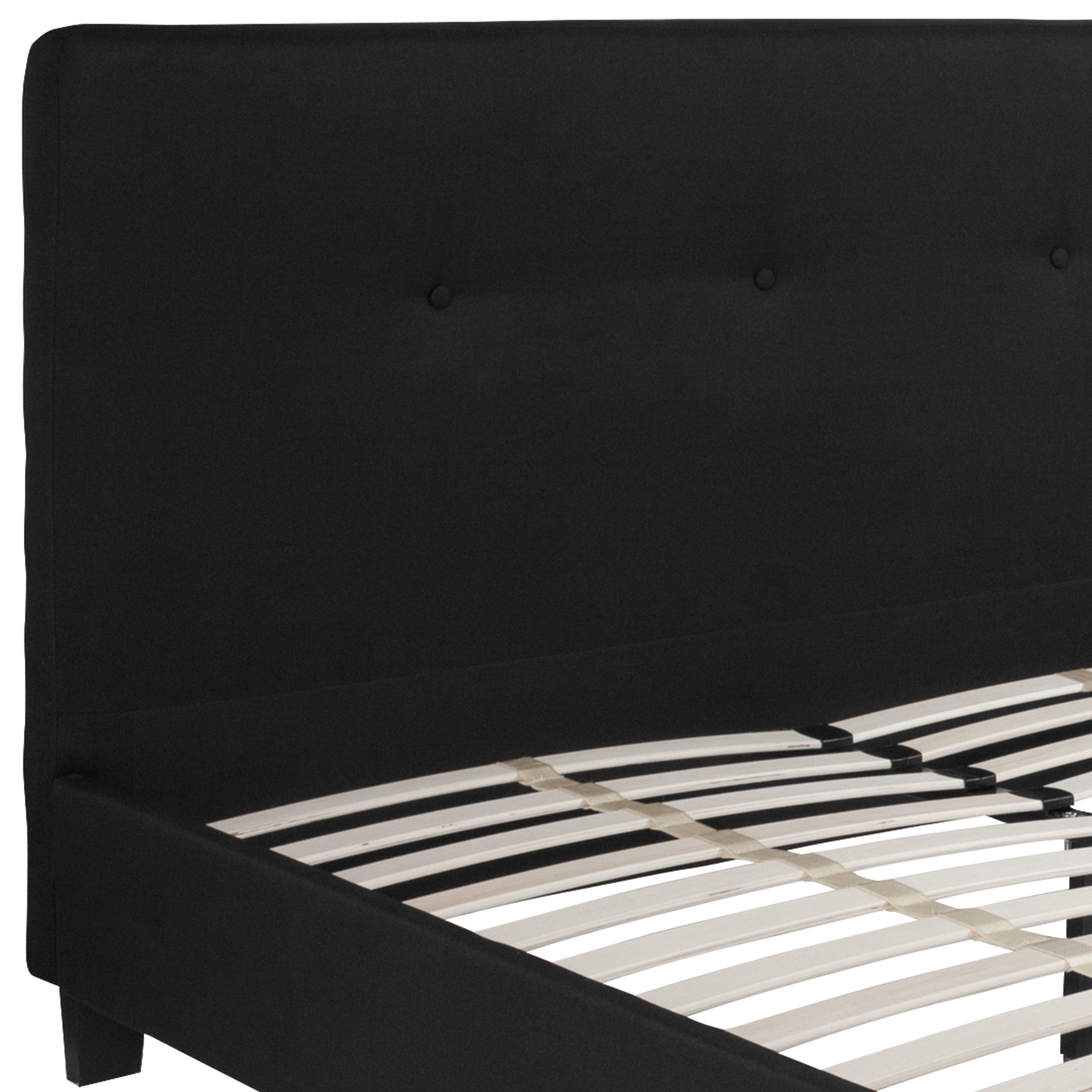 Tribeca Button Tufted Upholstered Platform Bed