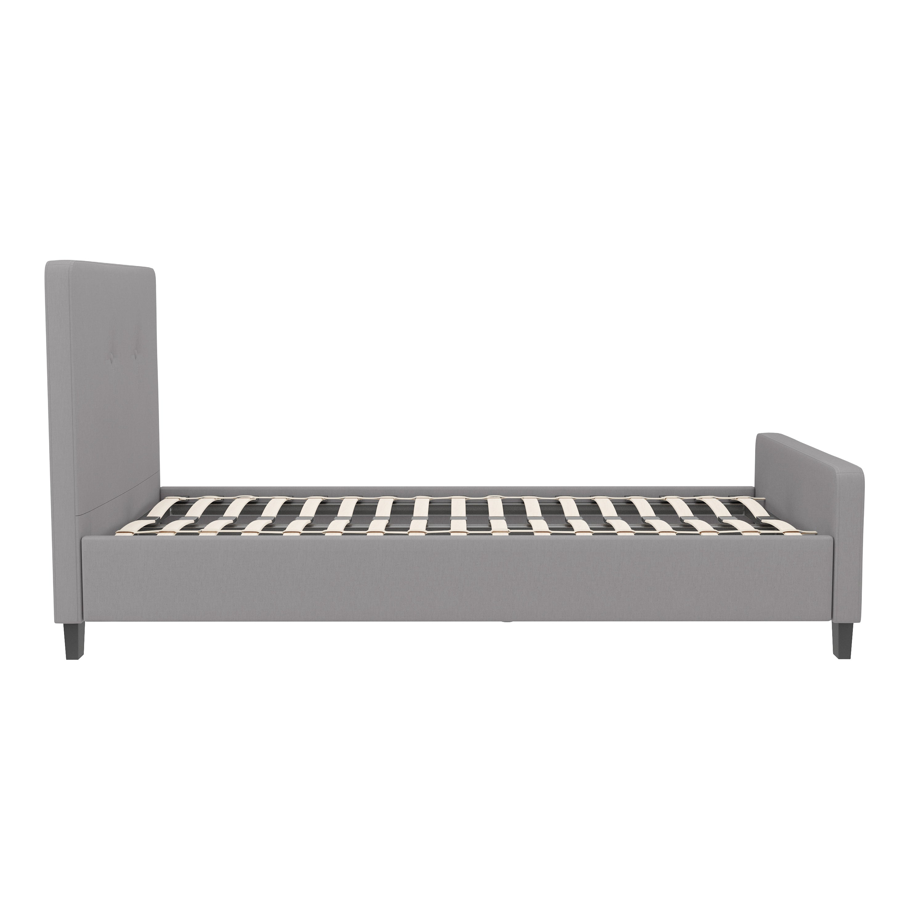 Tribeca Button Tufted Upholstered Platform Bed