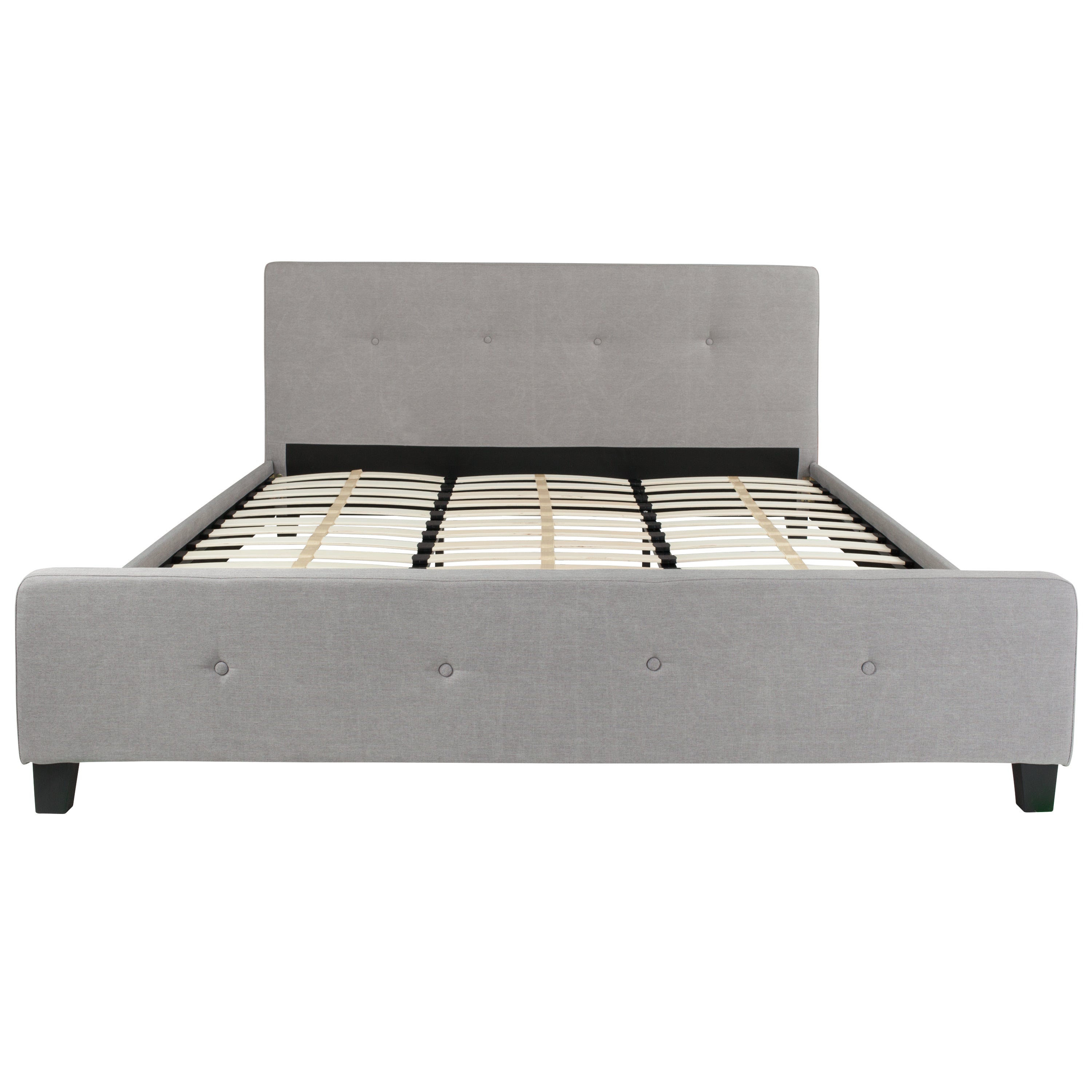Tribeca Button Tufted Upholstered Platform Bed