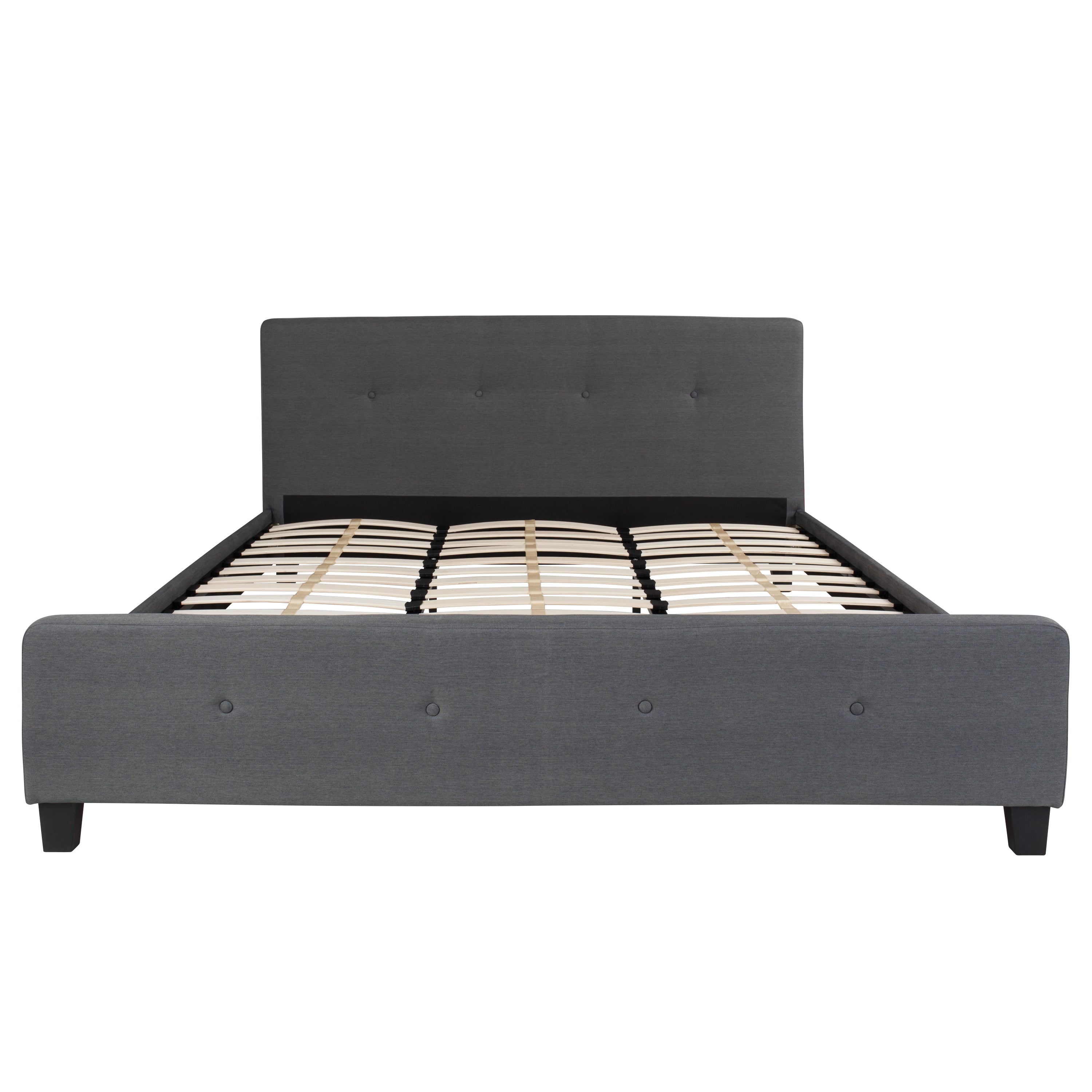 Tribeca Button Tufted Upholstered Platform Bed