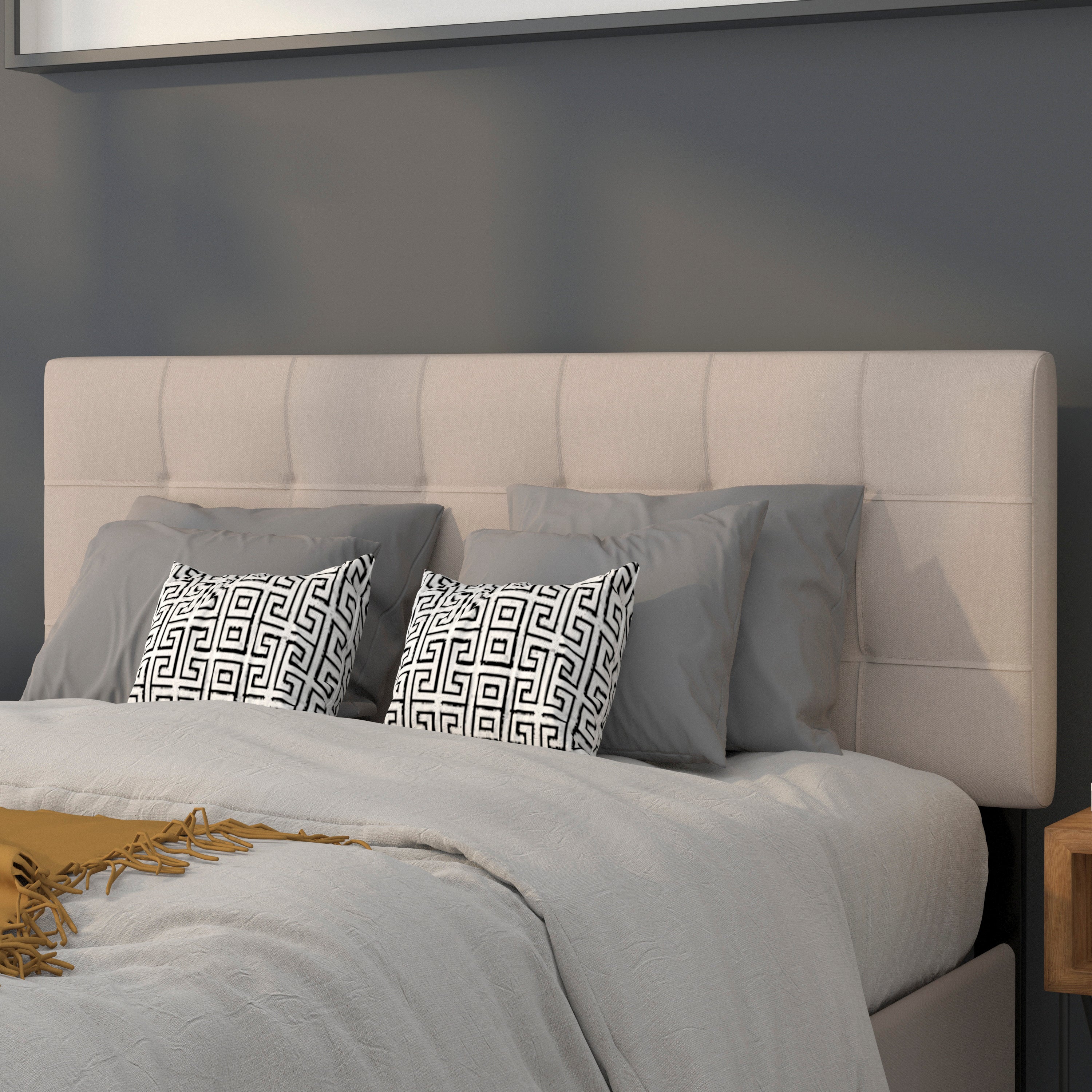 Bedford Quilted Tufted Upholstered Headboard
