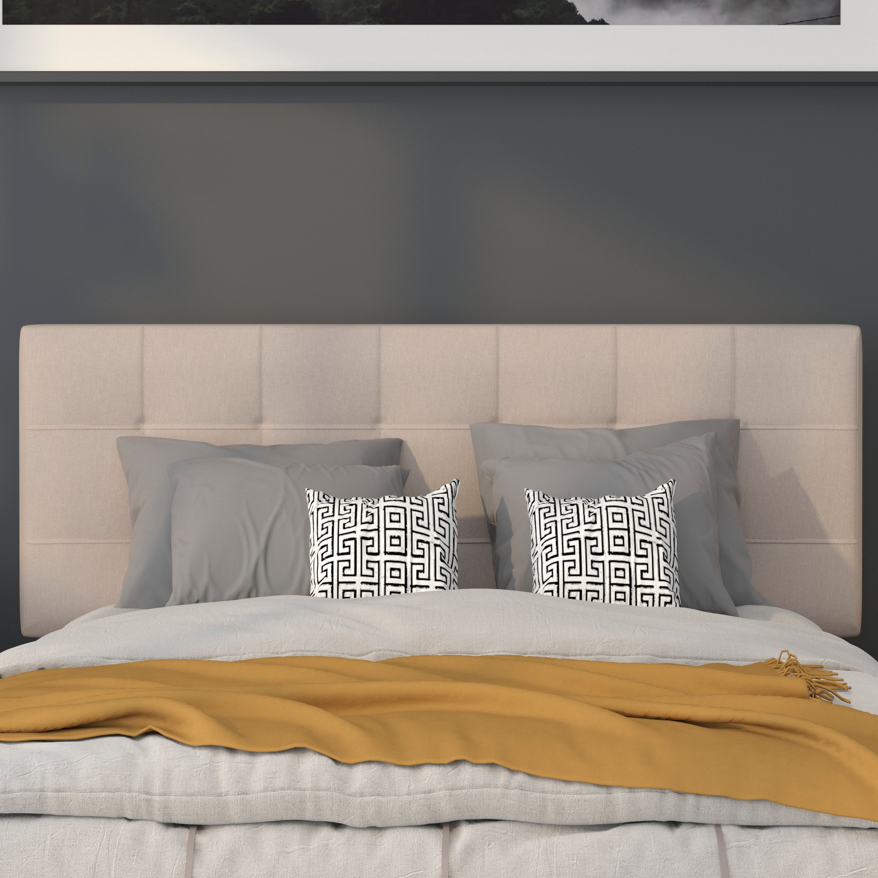 Bedford Quilted Tufted Upholstered Headboard