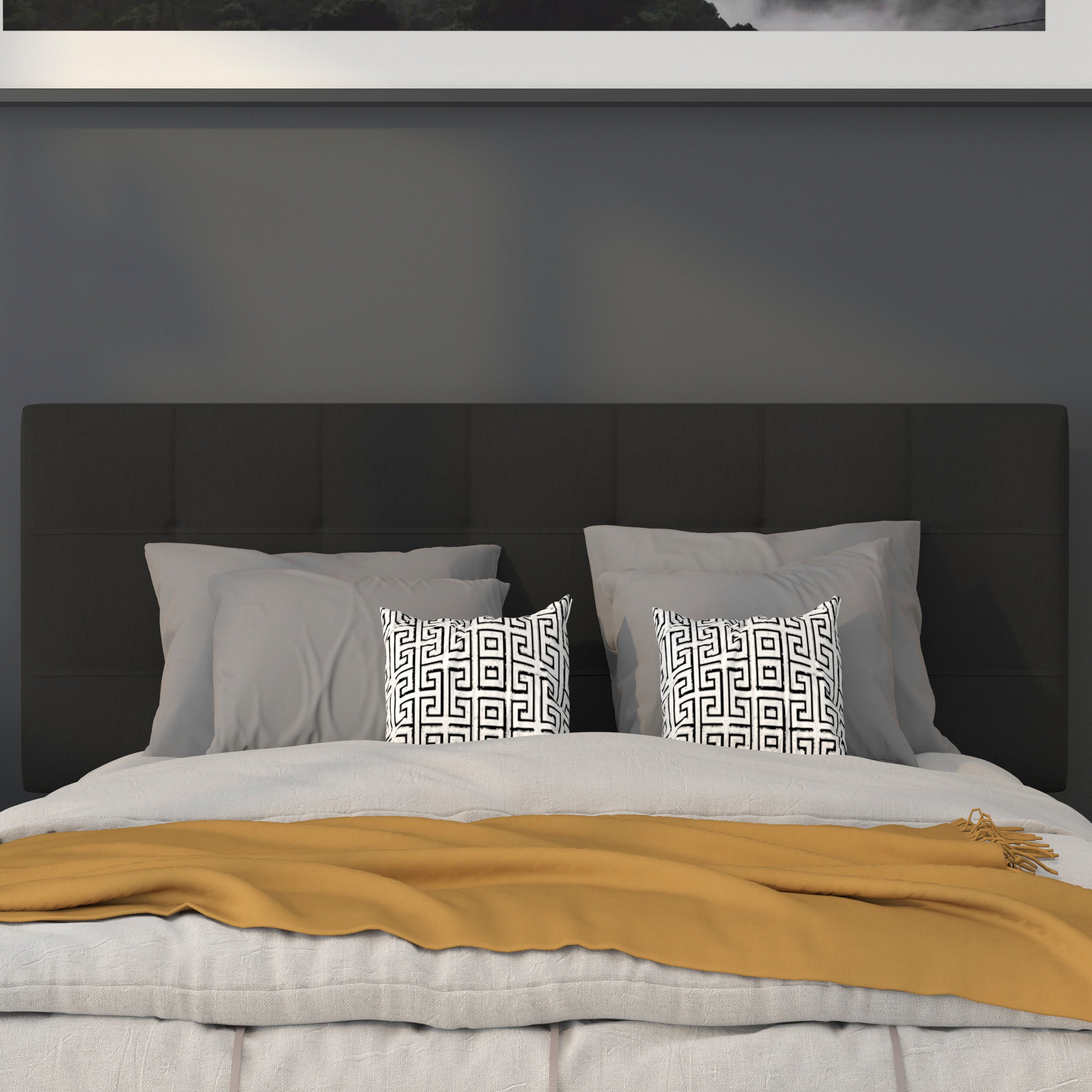 Bedford Quilted Tufted Upholstered Headboard