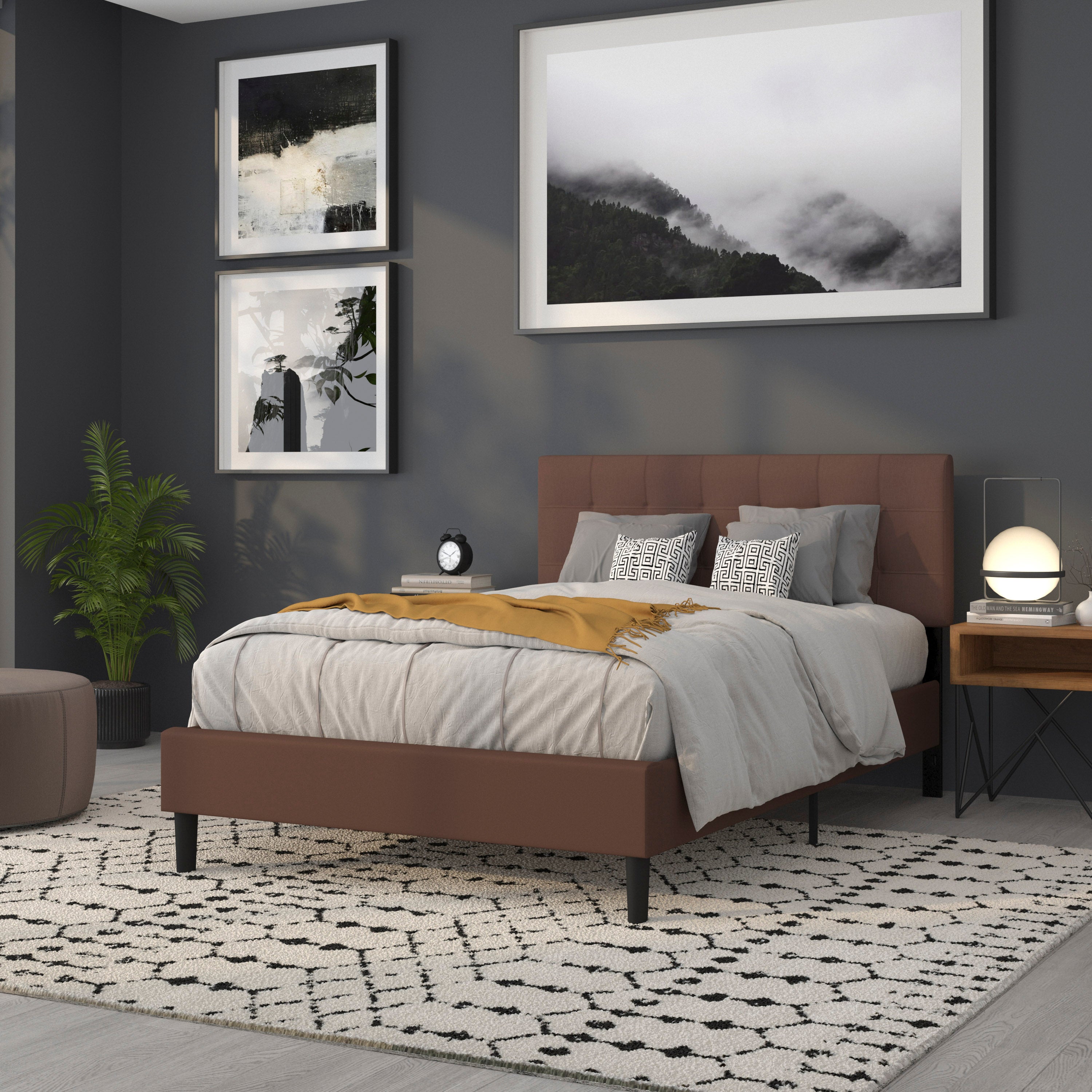 Bedford Quilted Tufted Upholstered Headboard