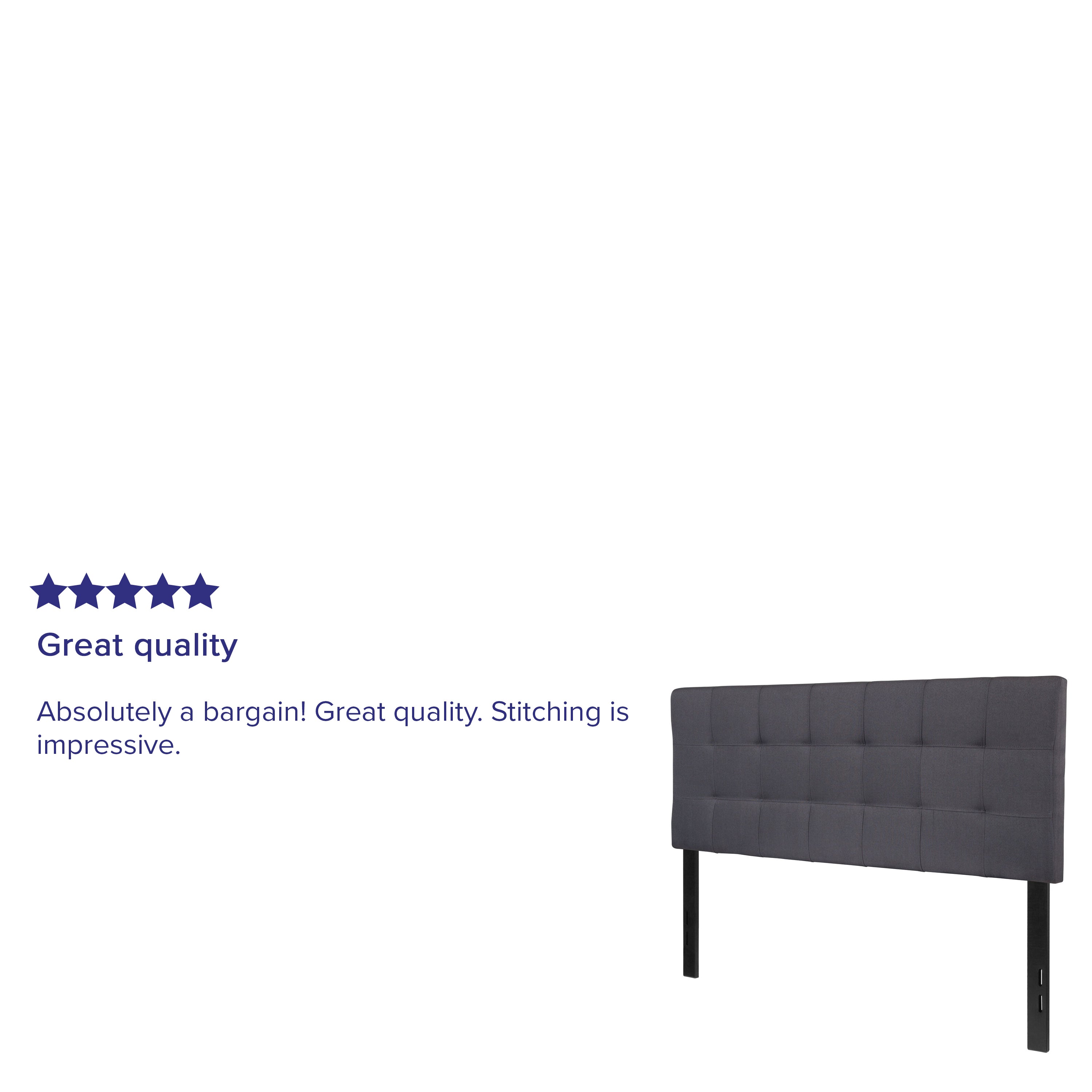 Bedford Quilted Tufted Upholstered Headboard