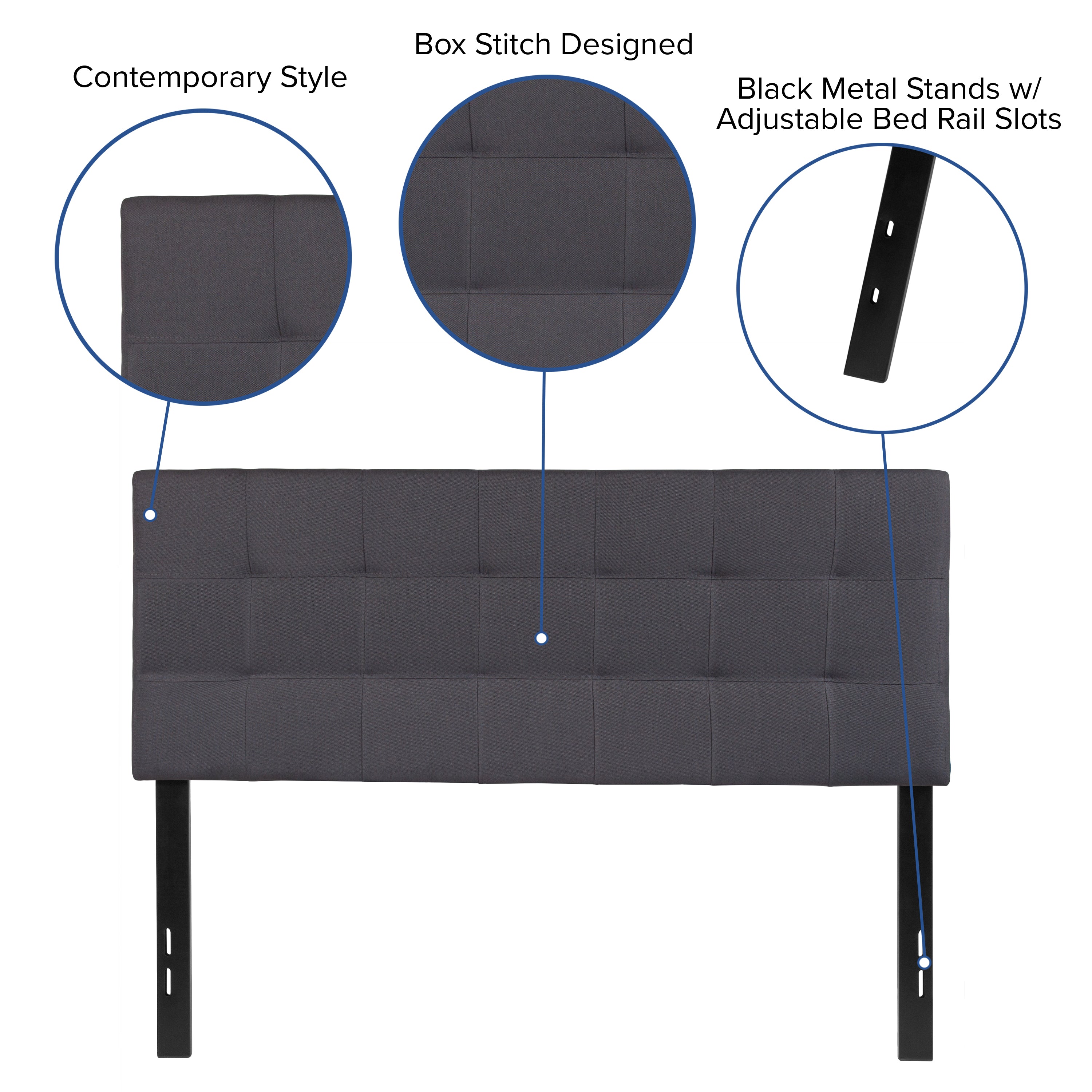 Bedford Quilted Tufted Upholstered Headboard
