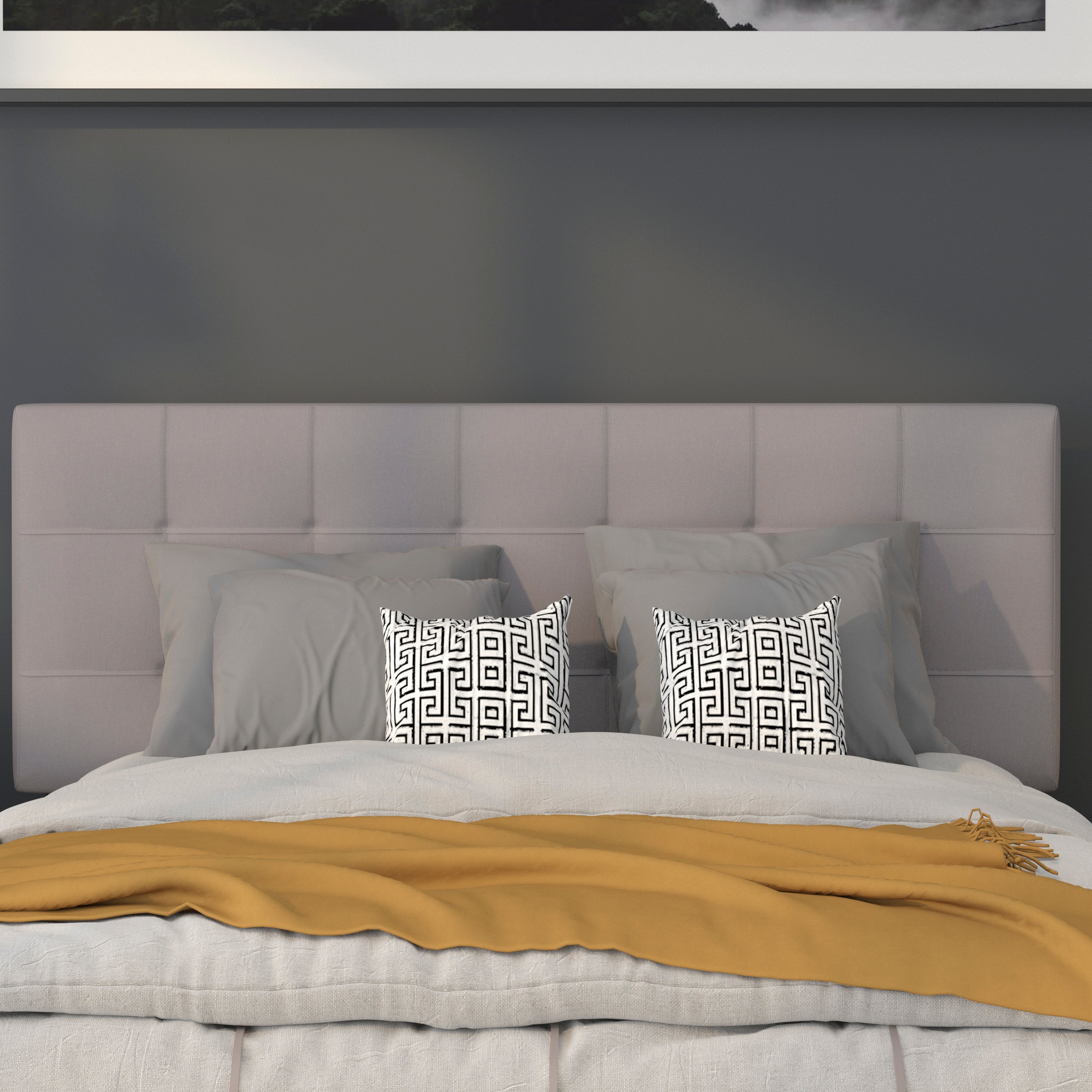 Bedford Quilted Tufted Upholstered Headboard