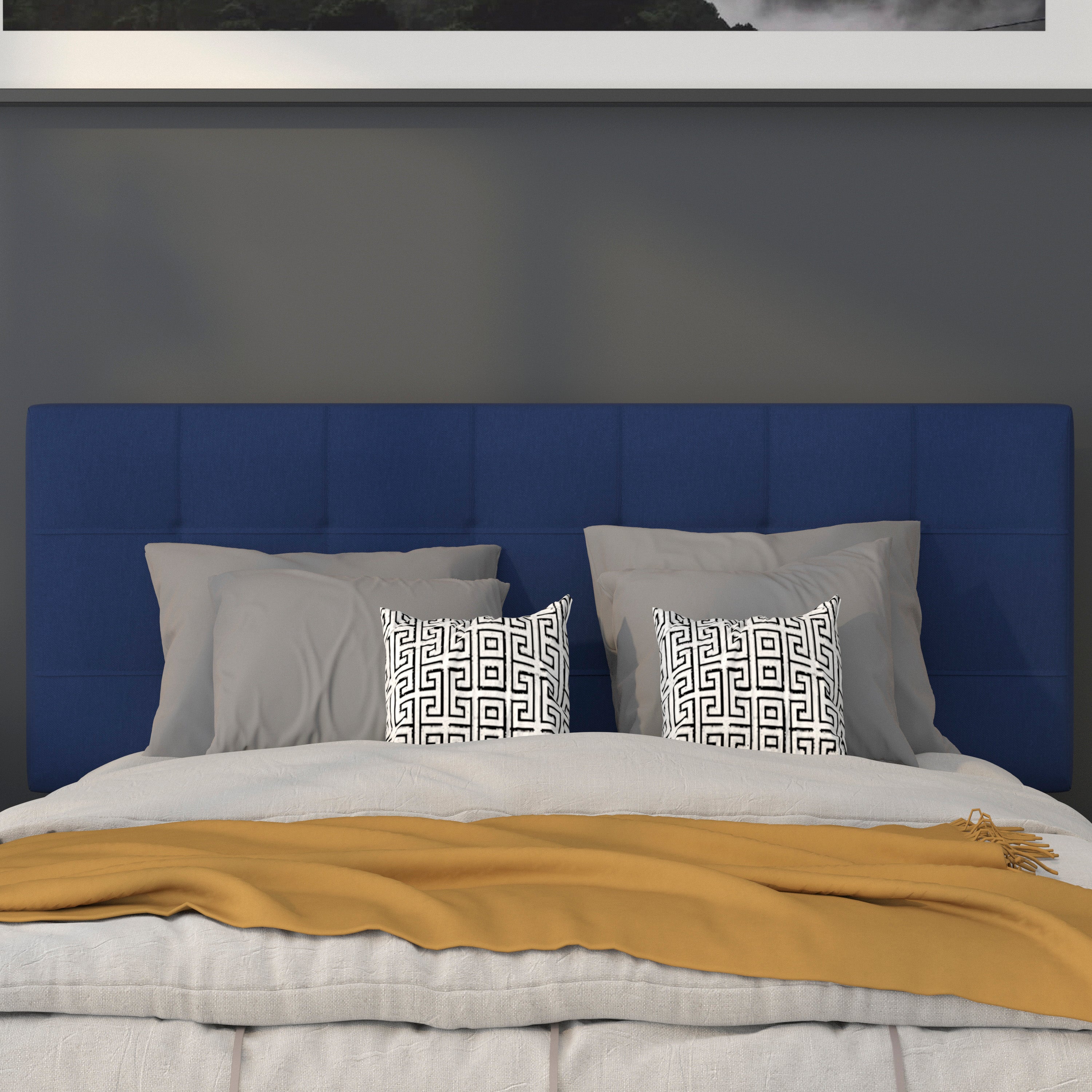 Bedford Quilted Tufted Upholstered Headboard