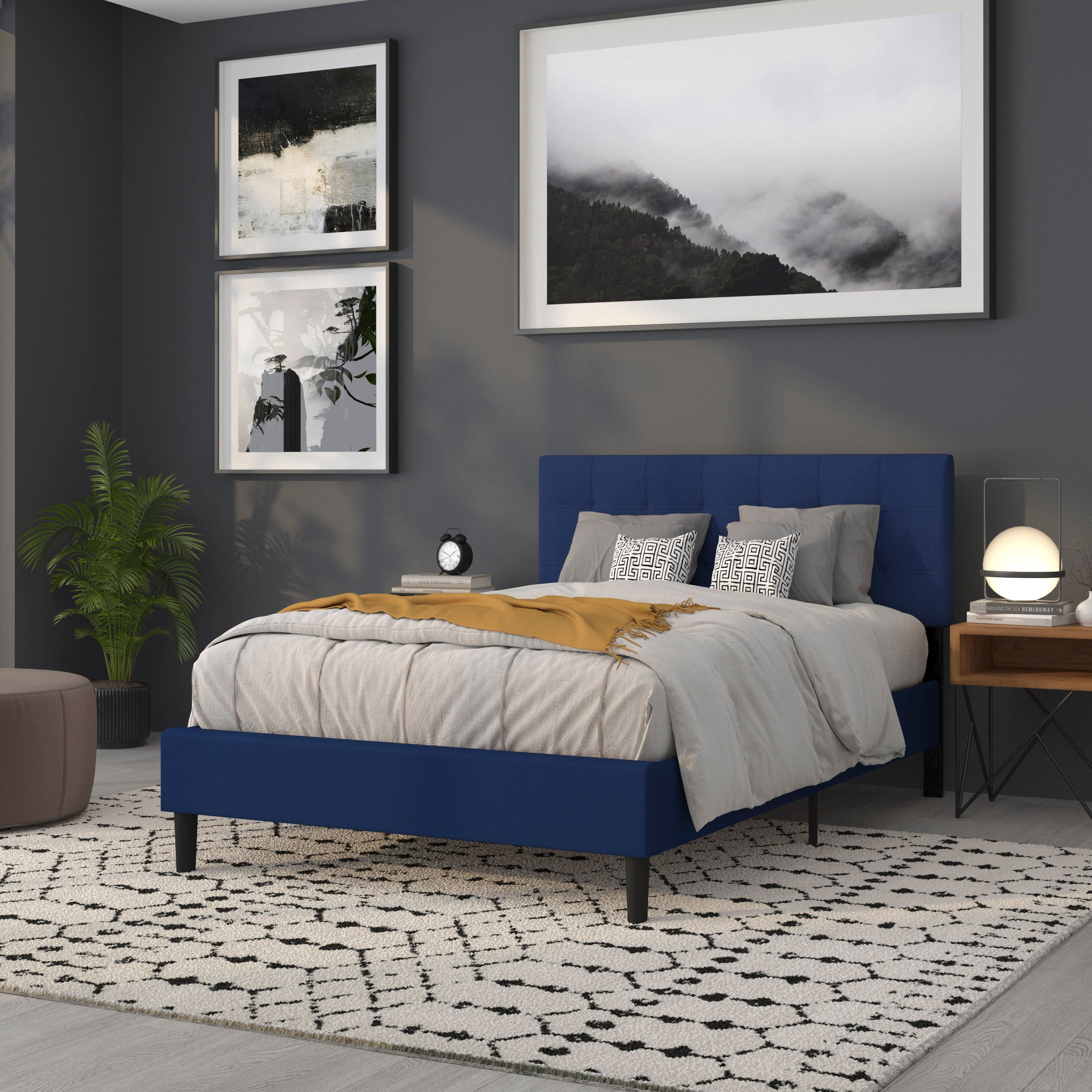 Bedford Quilted Tufted Upholstered Headboard