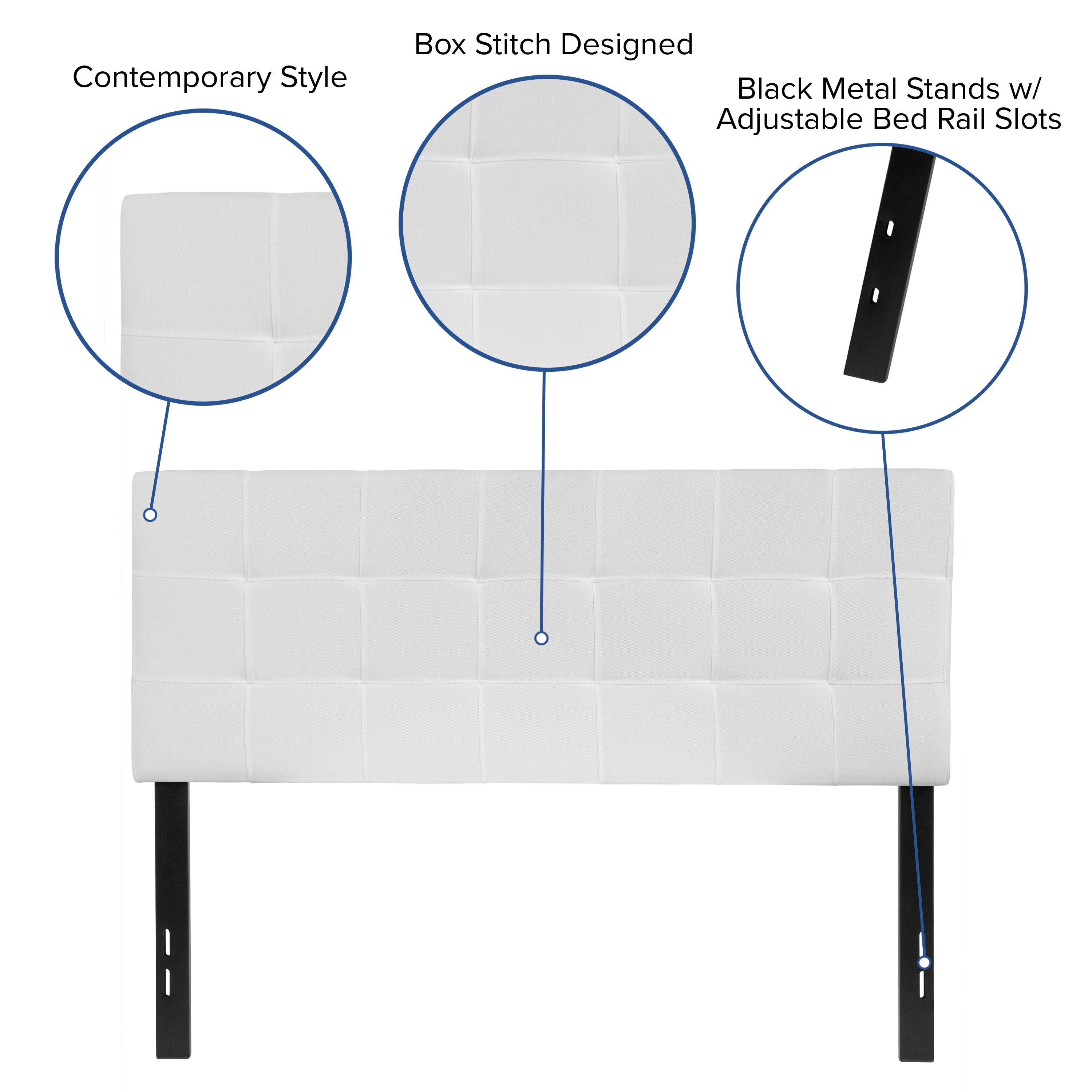 Bedford Quilted Tufted Upholstered Headboard