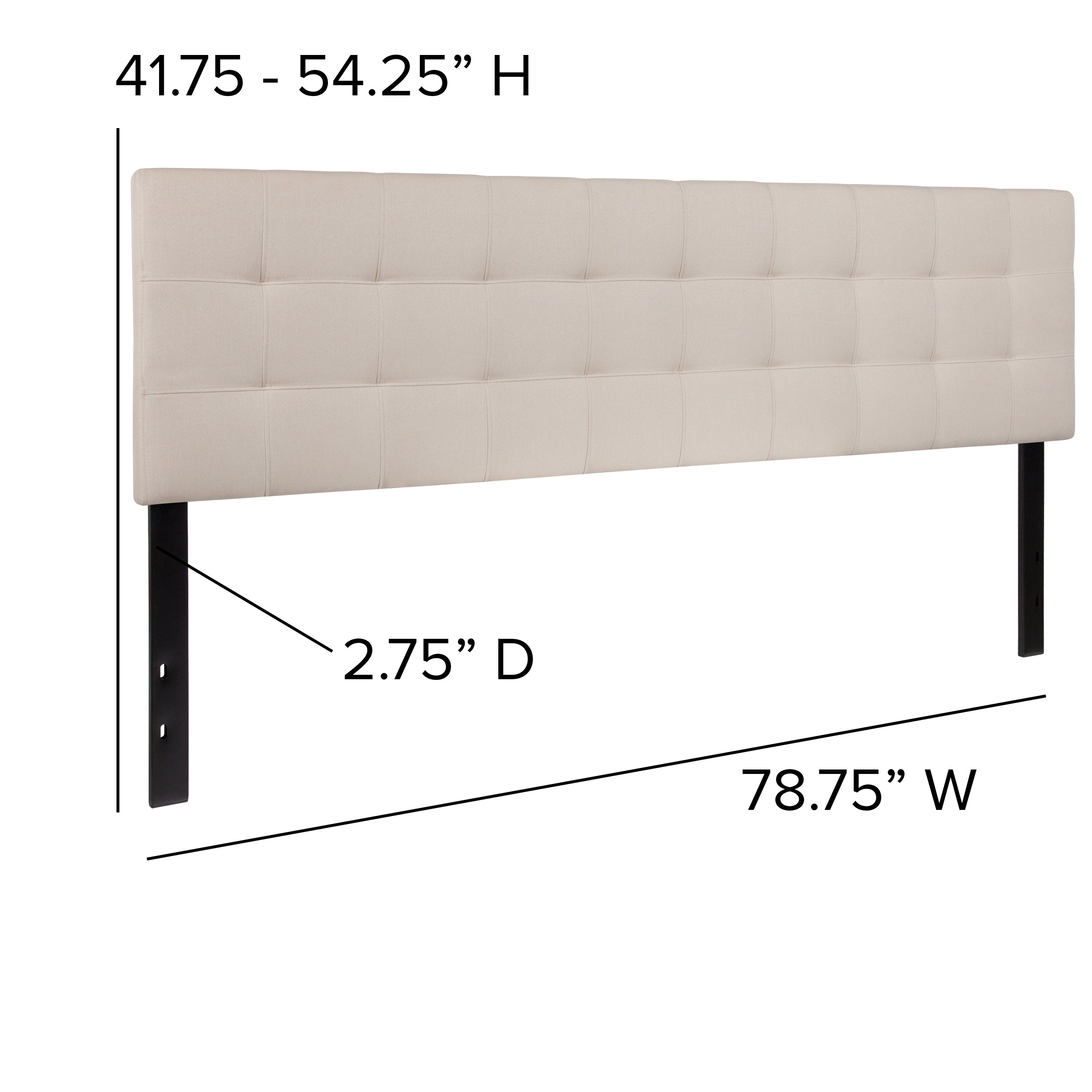 Bedford Quilted Tufted Upholstered Headboard