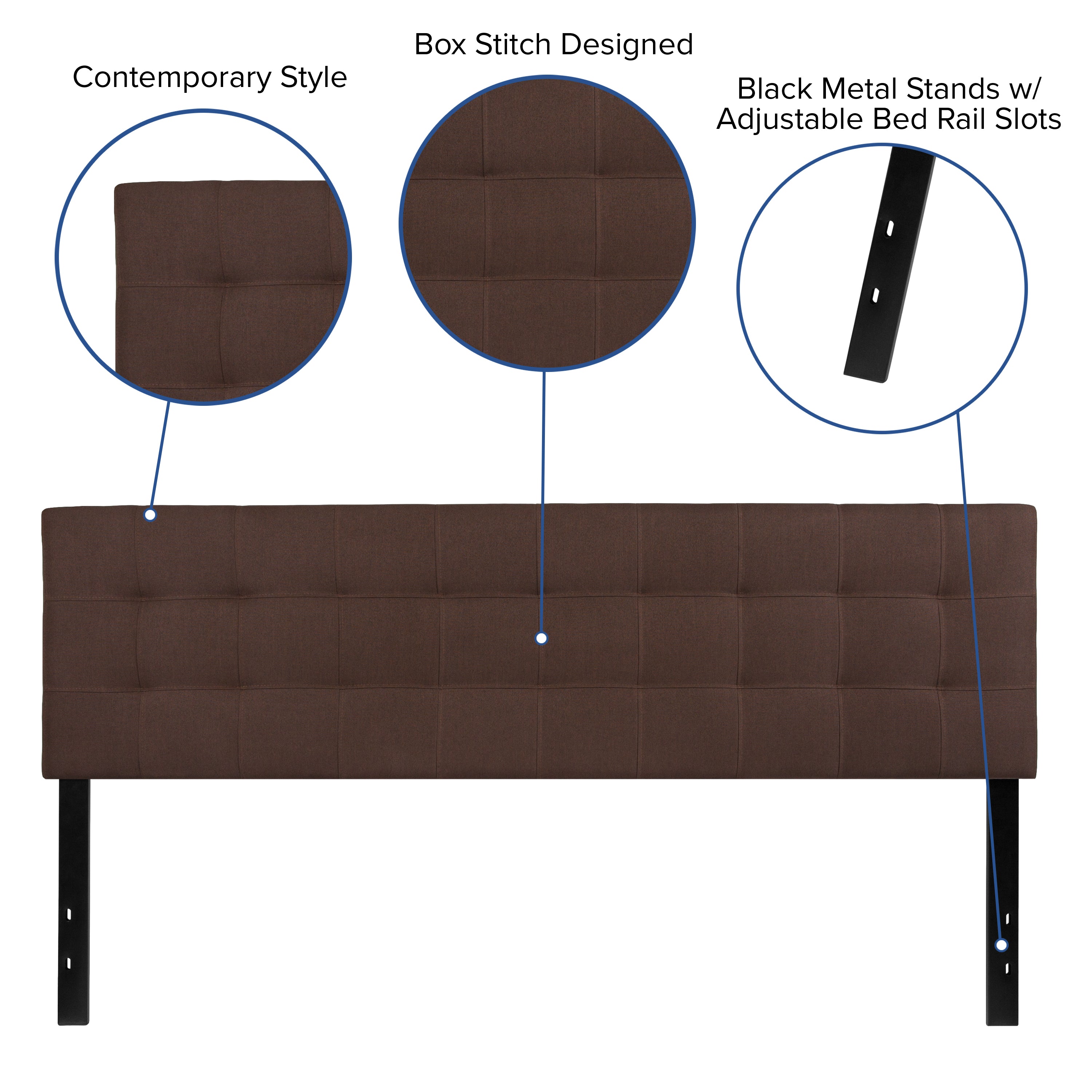 Bedford Quilted Tufted Upholstered Headboard