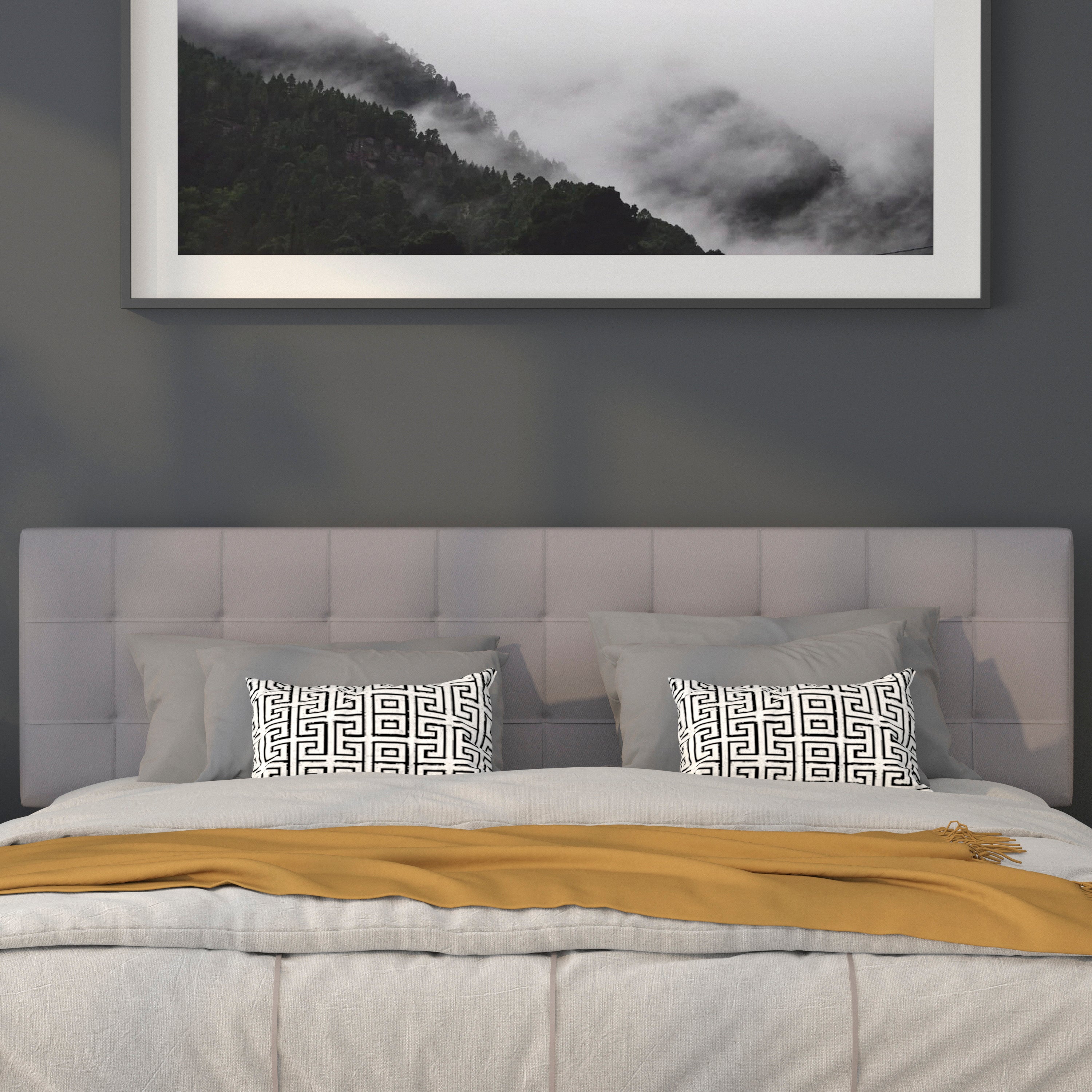 Bedford Quilted Tufted Upholstered Headboard