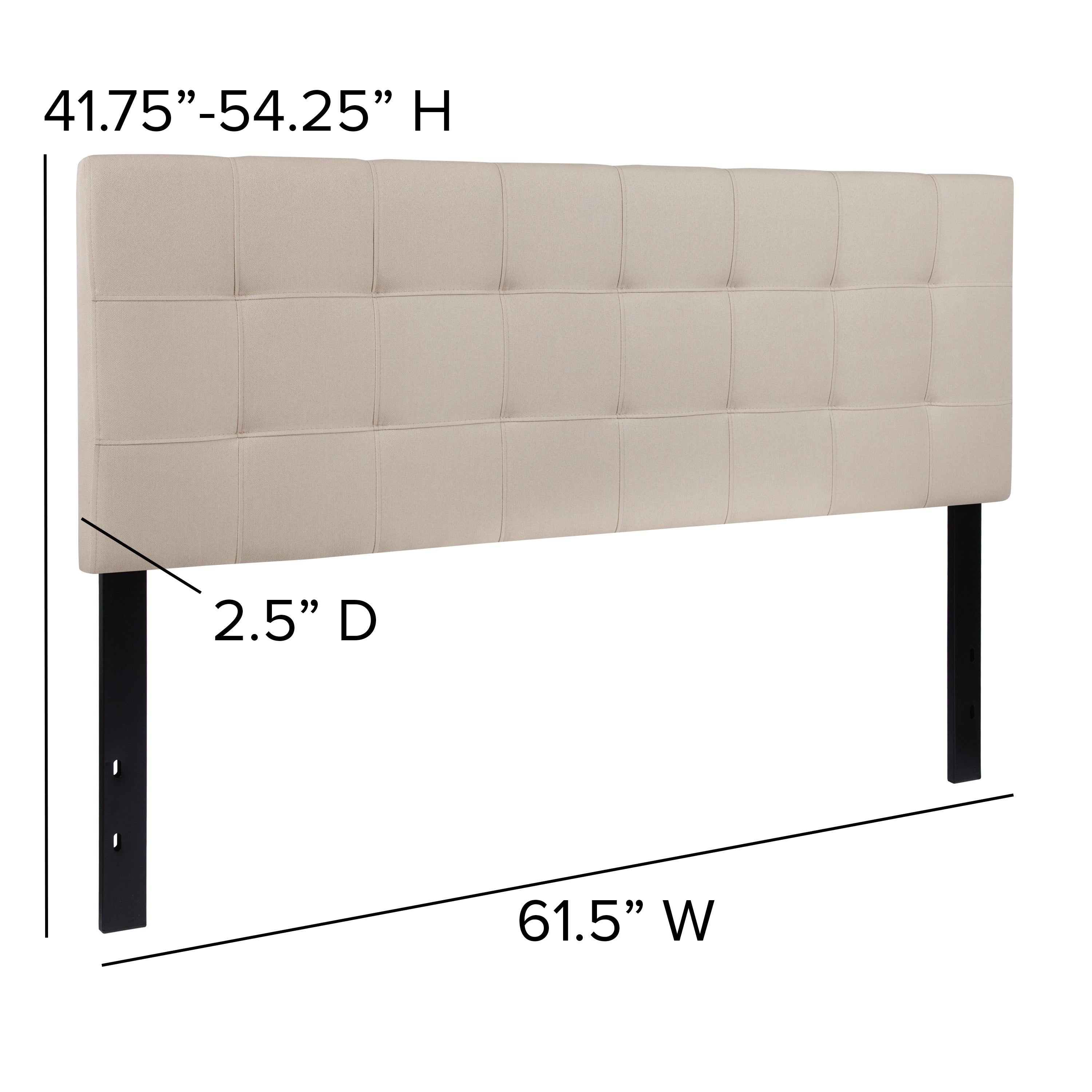 Bedford Quilted Tufted Upholstered Headboard