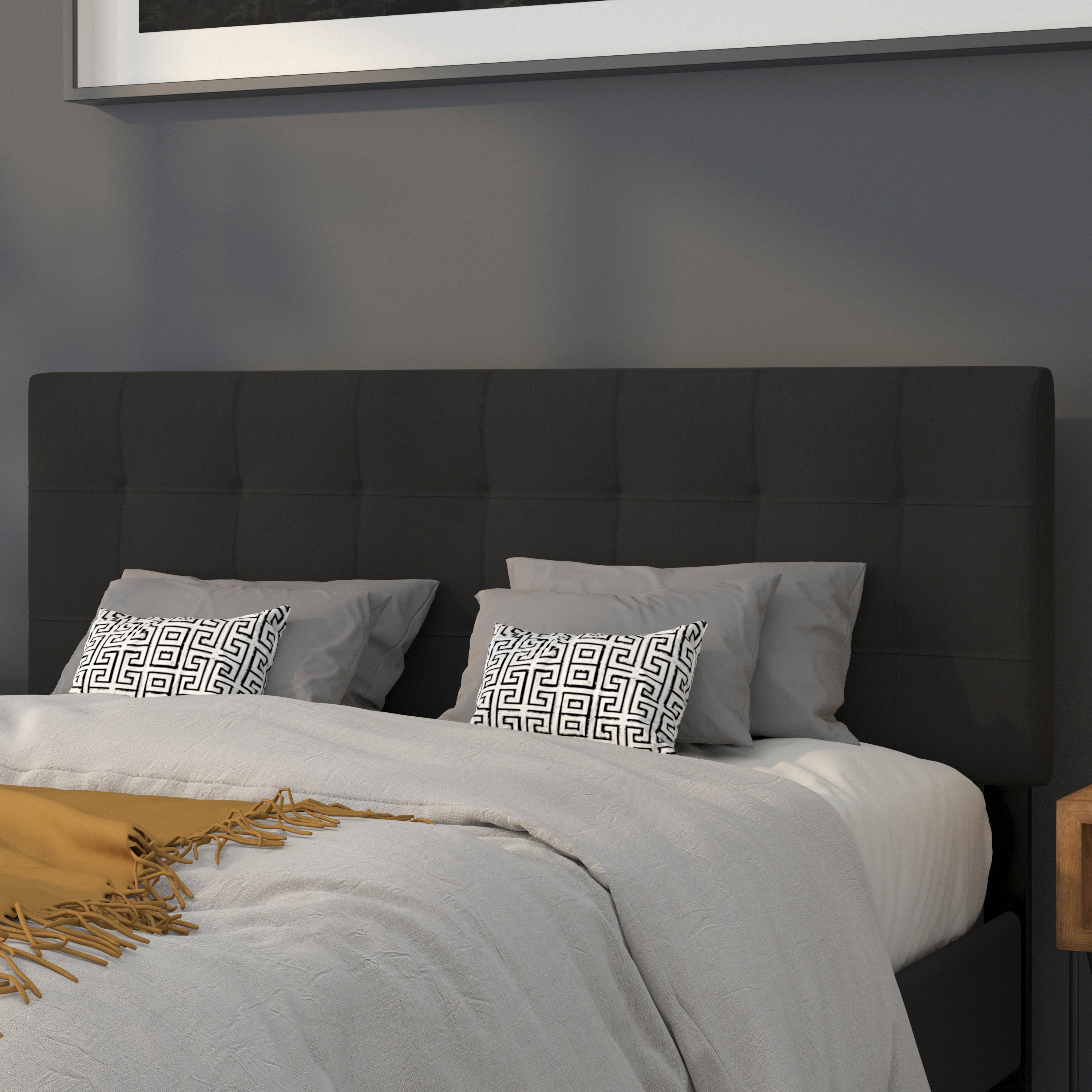 Bedford Quilted Tufted Upholstered Headboard