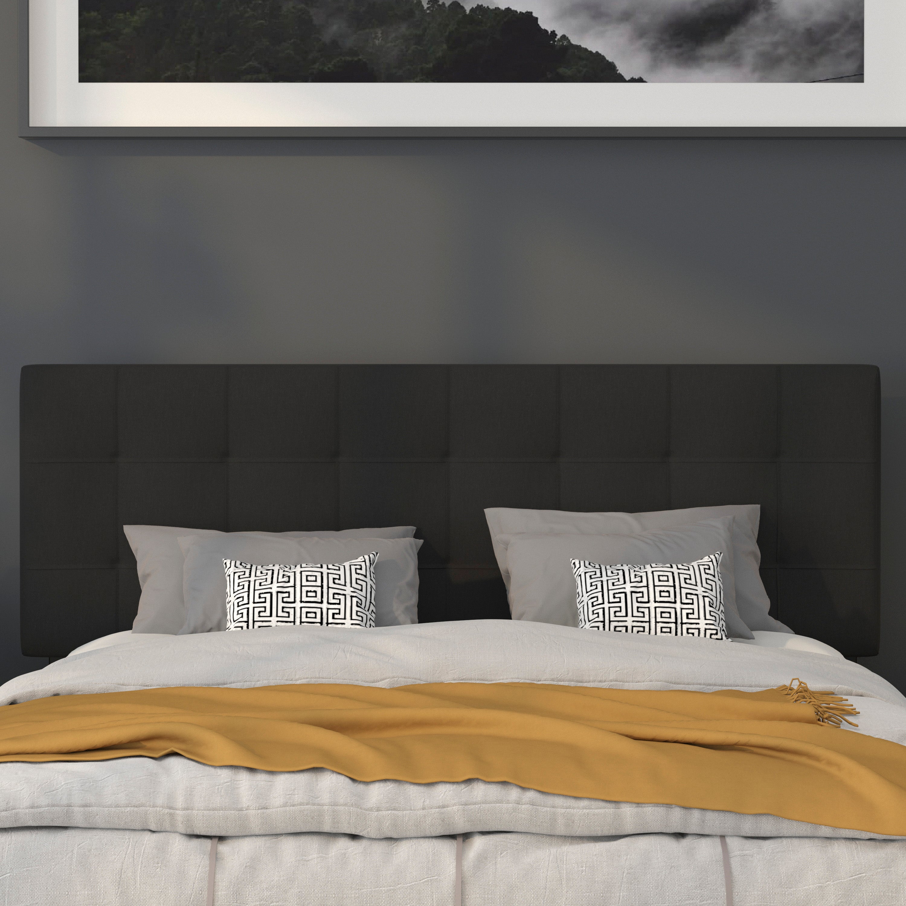 Bedford Quilted Tufted Upholstered Headboard