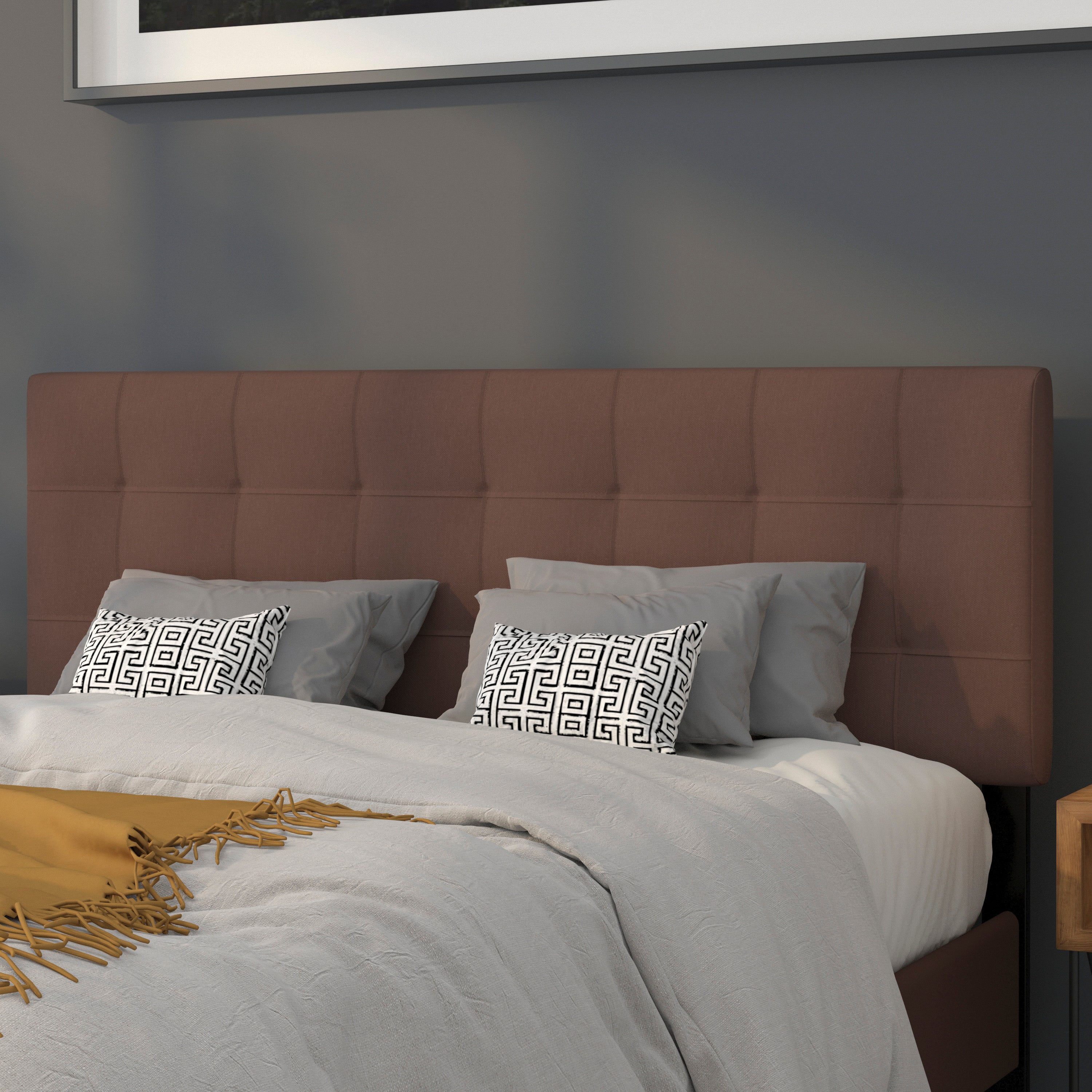 Bedford Quilted Tufted Upholstered Headboard