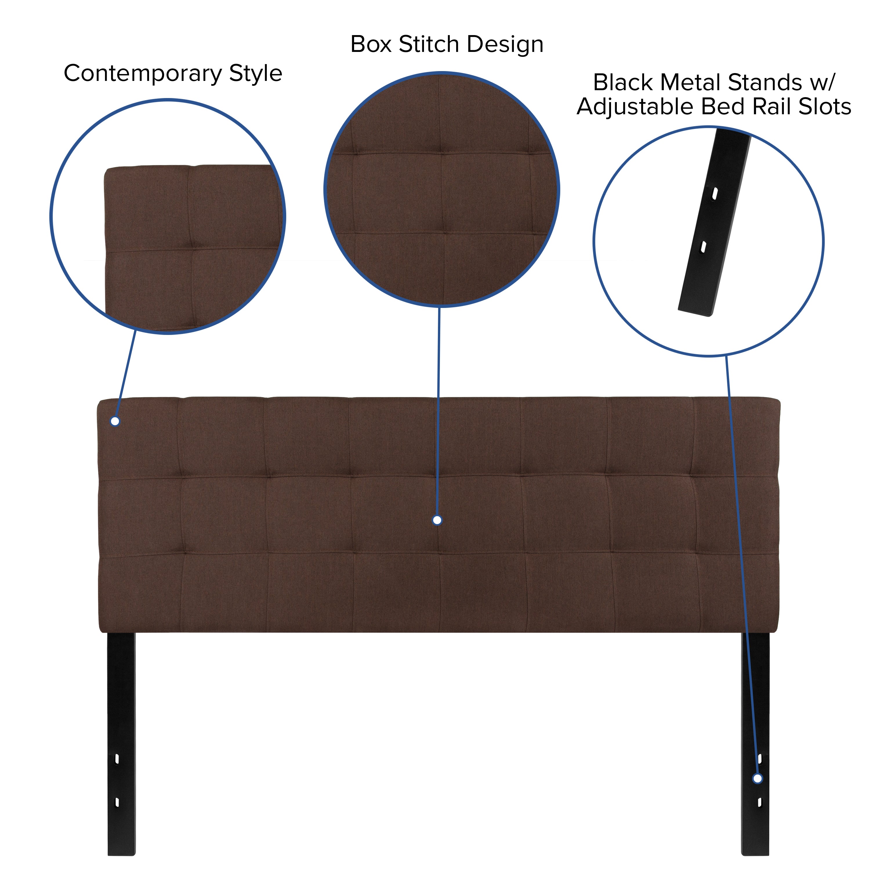 Bedford Quilted Tufted Upholstered Headboard