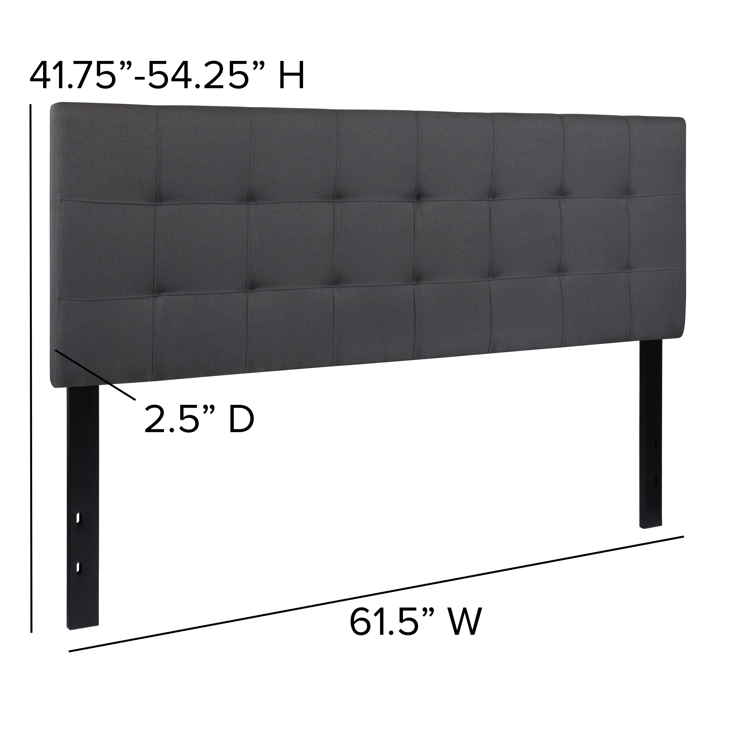 Bedford Quilted Tufted Upholstered Headboard