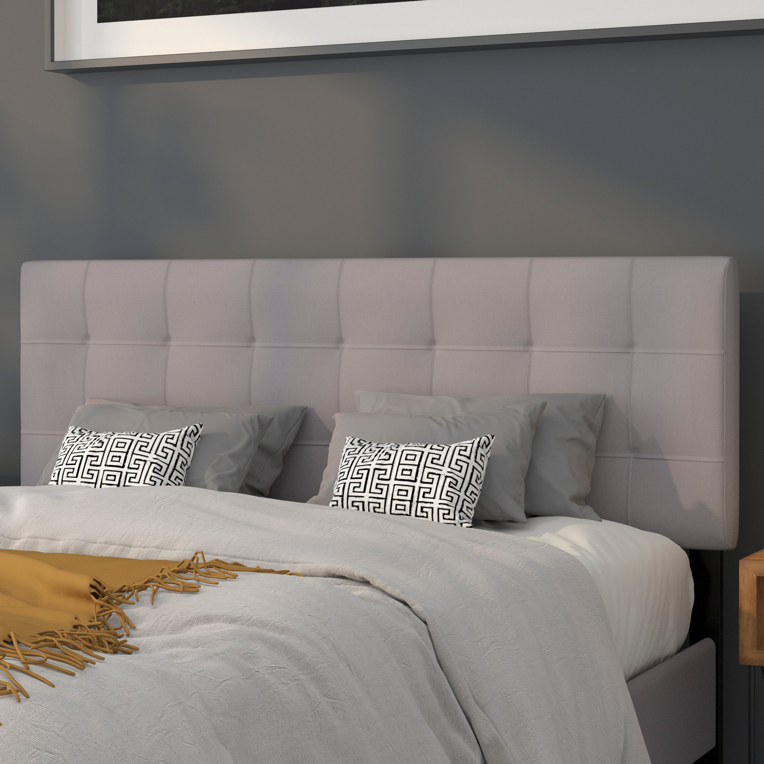 Bedford Quilted Tufted Upholstered Headboard