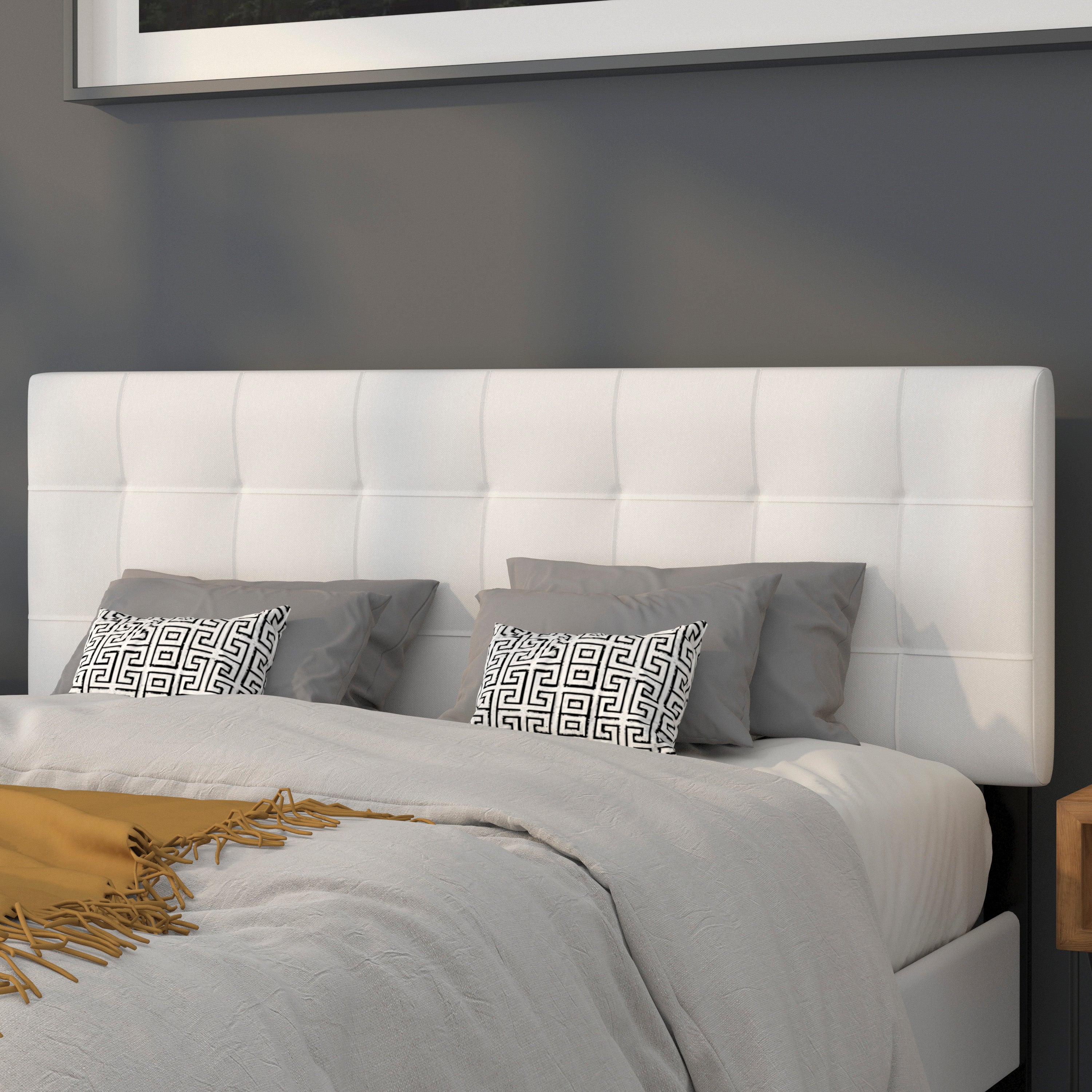 Bedford Quilted Tufted Upholstered Headboard