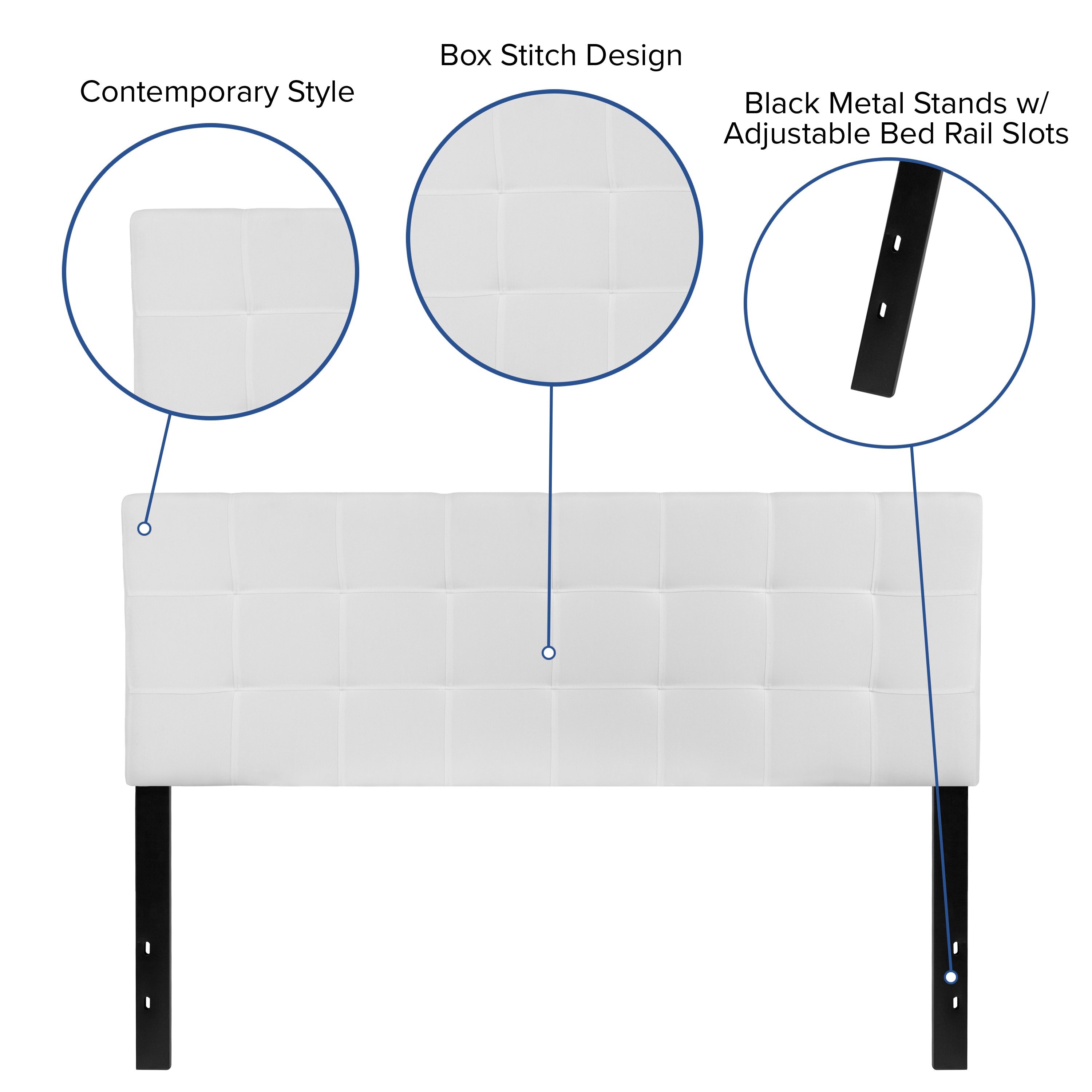 Bedford Quilted Tufted Upholstered Headboard