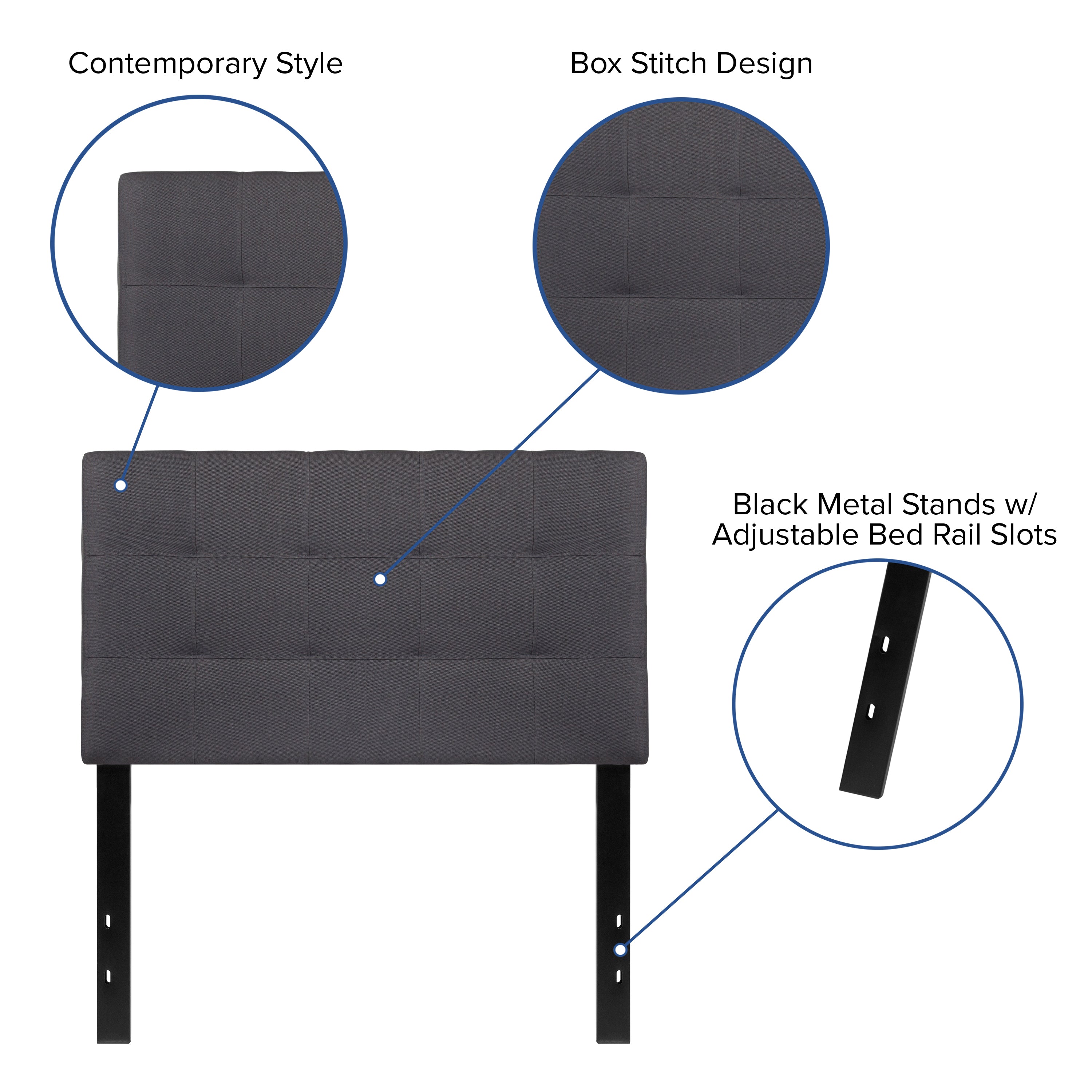 Bedford Quilted Tufted Upholstered Headboard