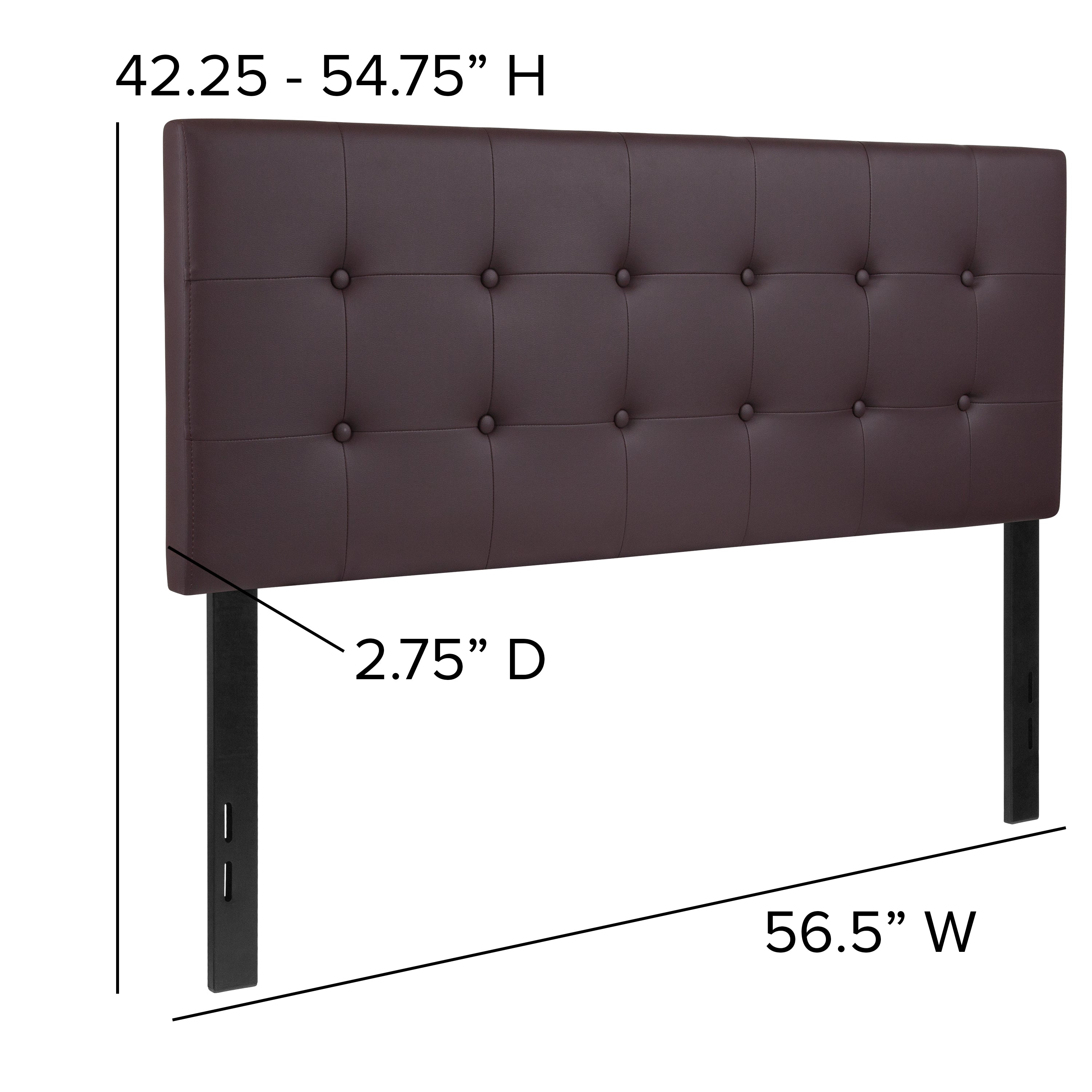 Lennox Button Tufted Upholstered Headboard