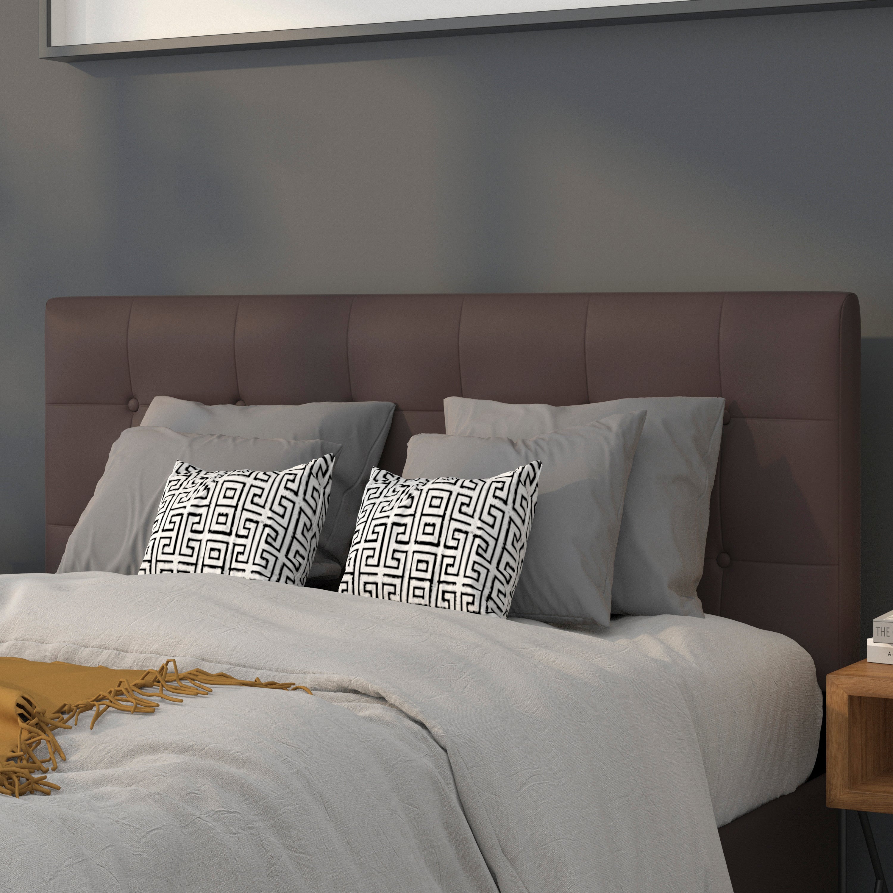Lennox Button Tufted Upholstered Headboard