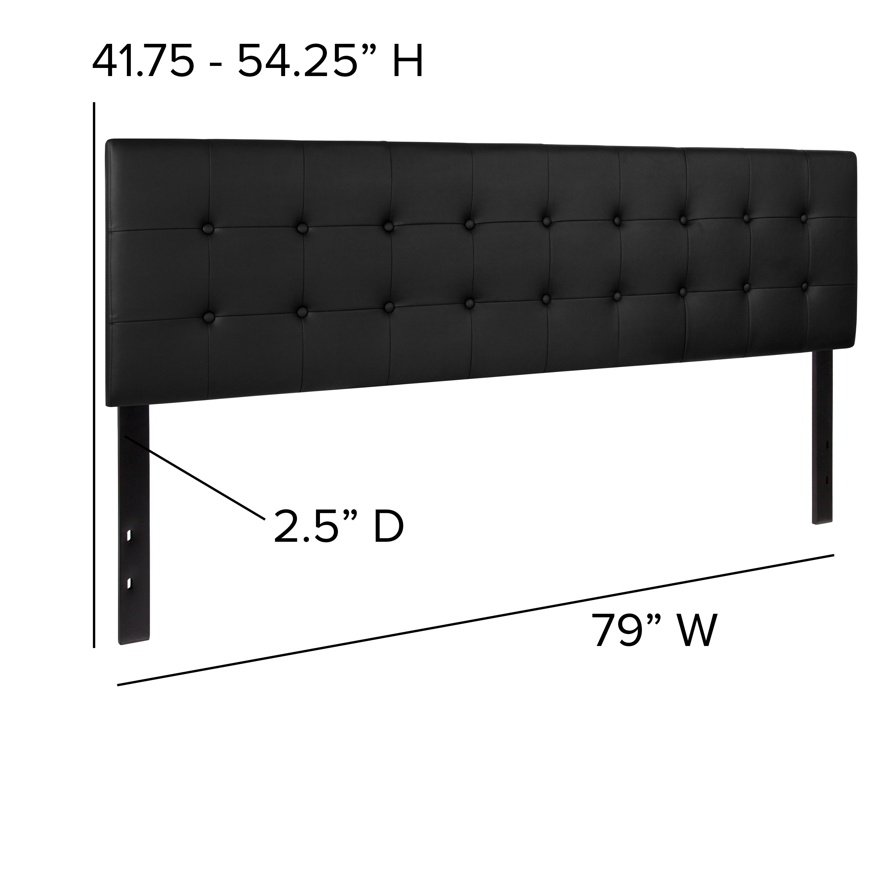 Lennox Button Tufted Upholstered Headboard