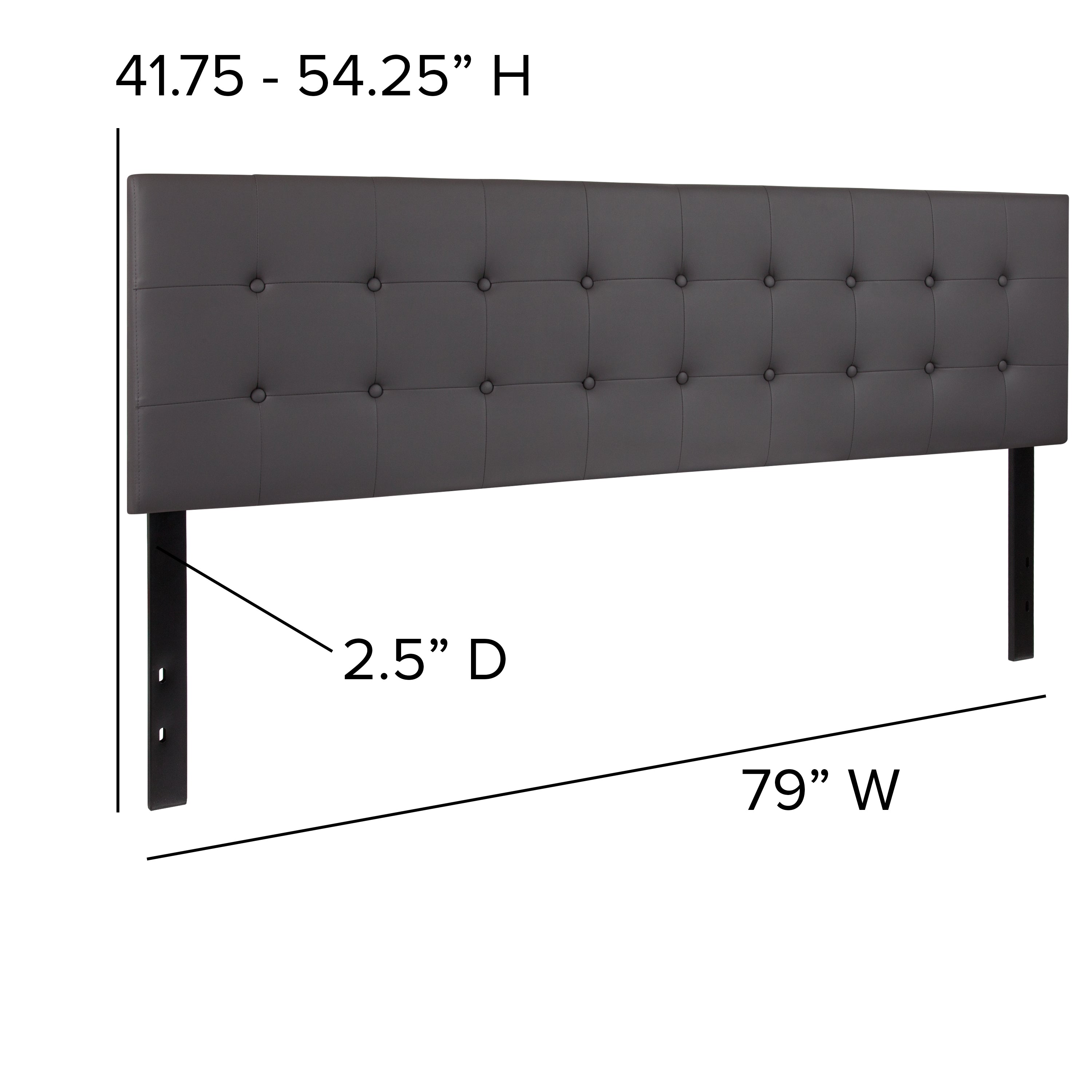Lennox Button Tufted Upholstered Headboard