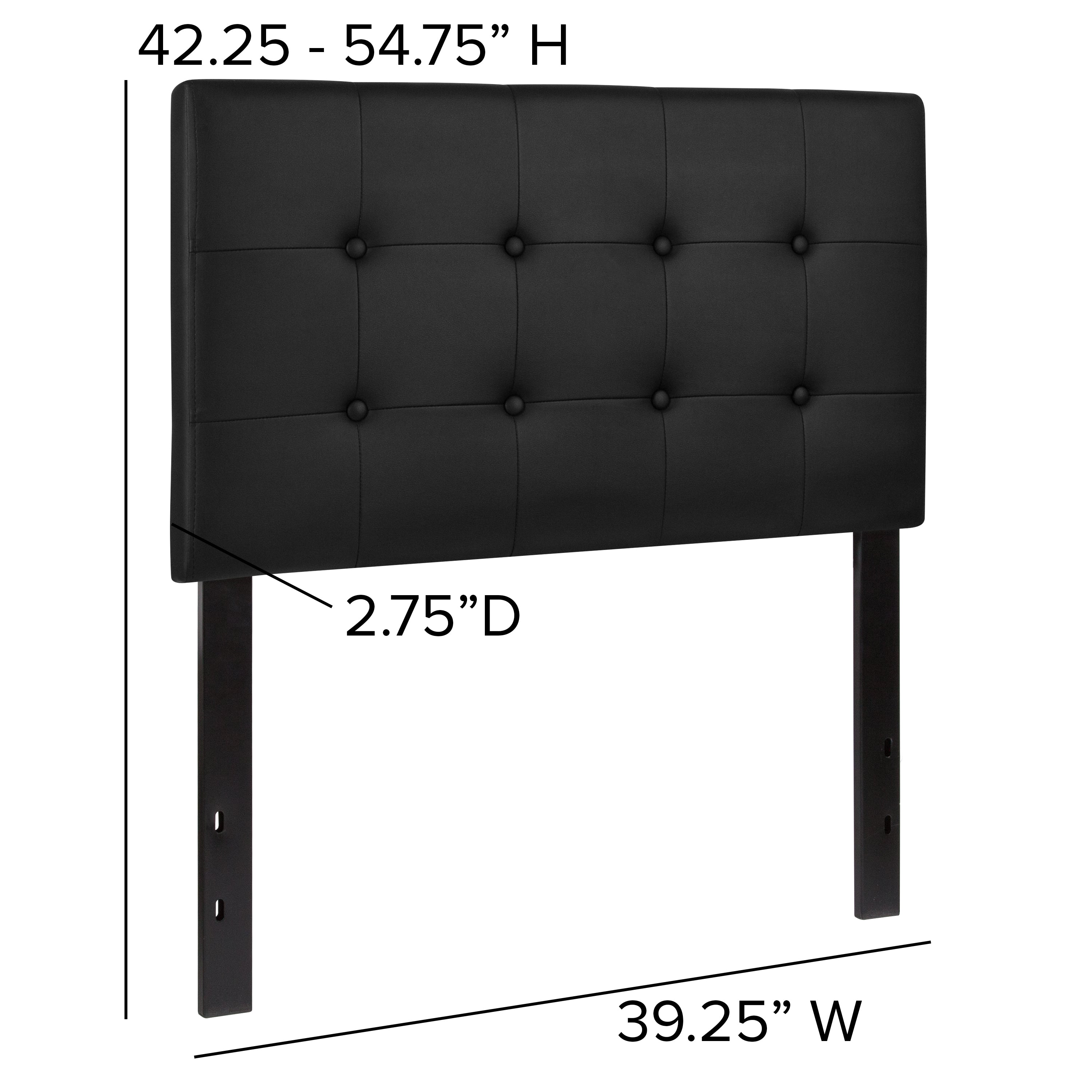 Lennox Button Tufted Upholstered Headboard