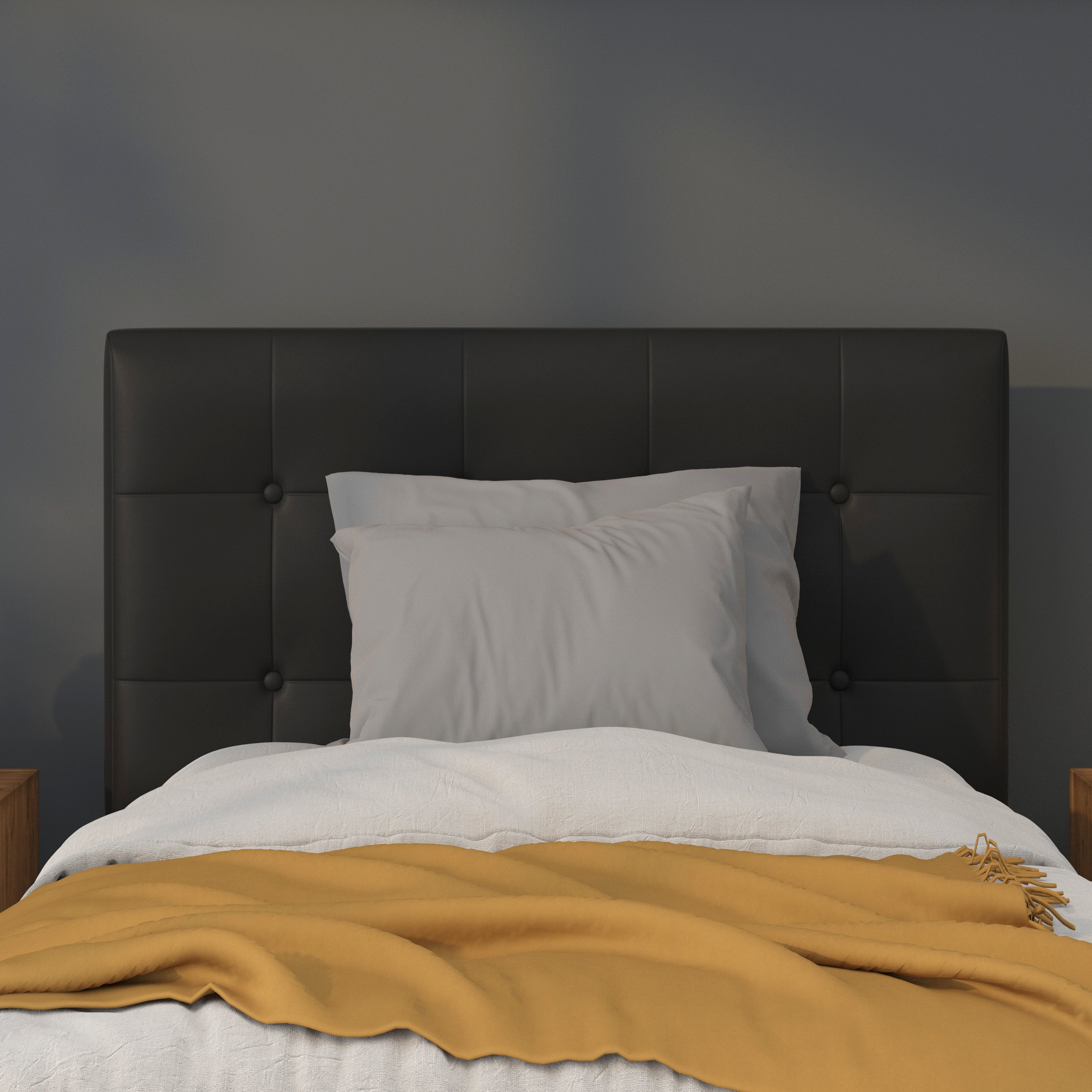 Lennox Button Tufted Upholstered Headboard