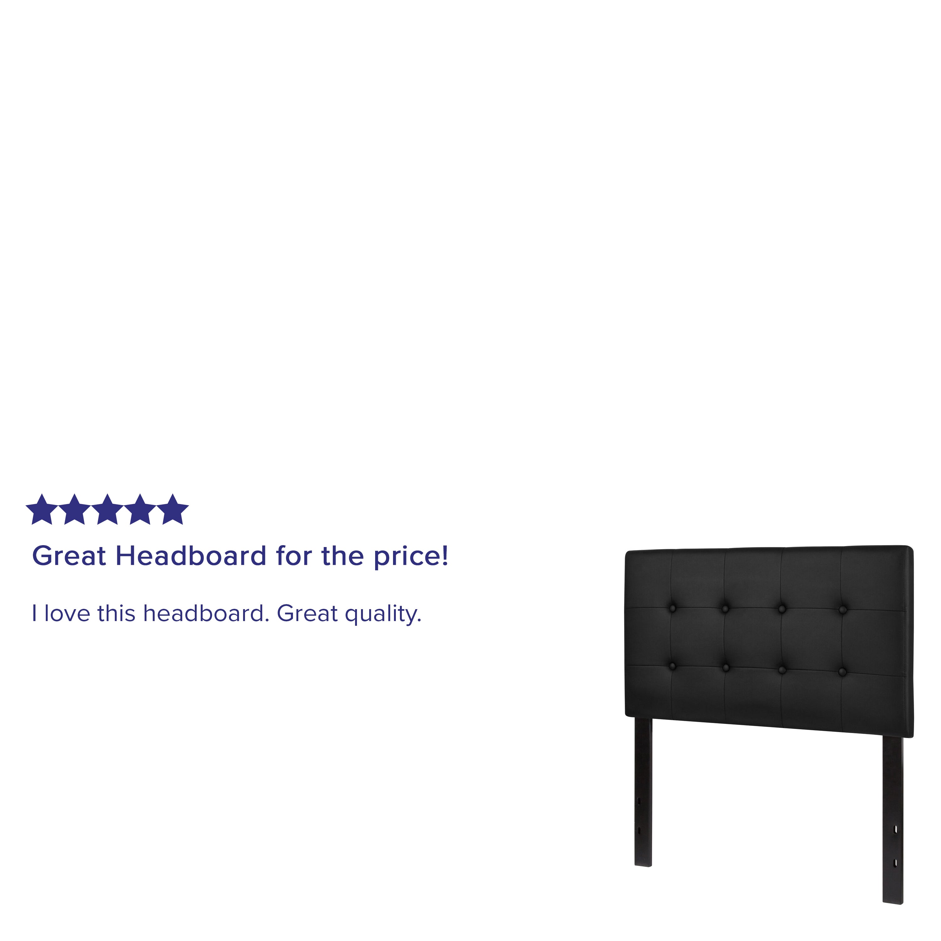 Lennox Button Tufted Upholstered Headboard