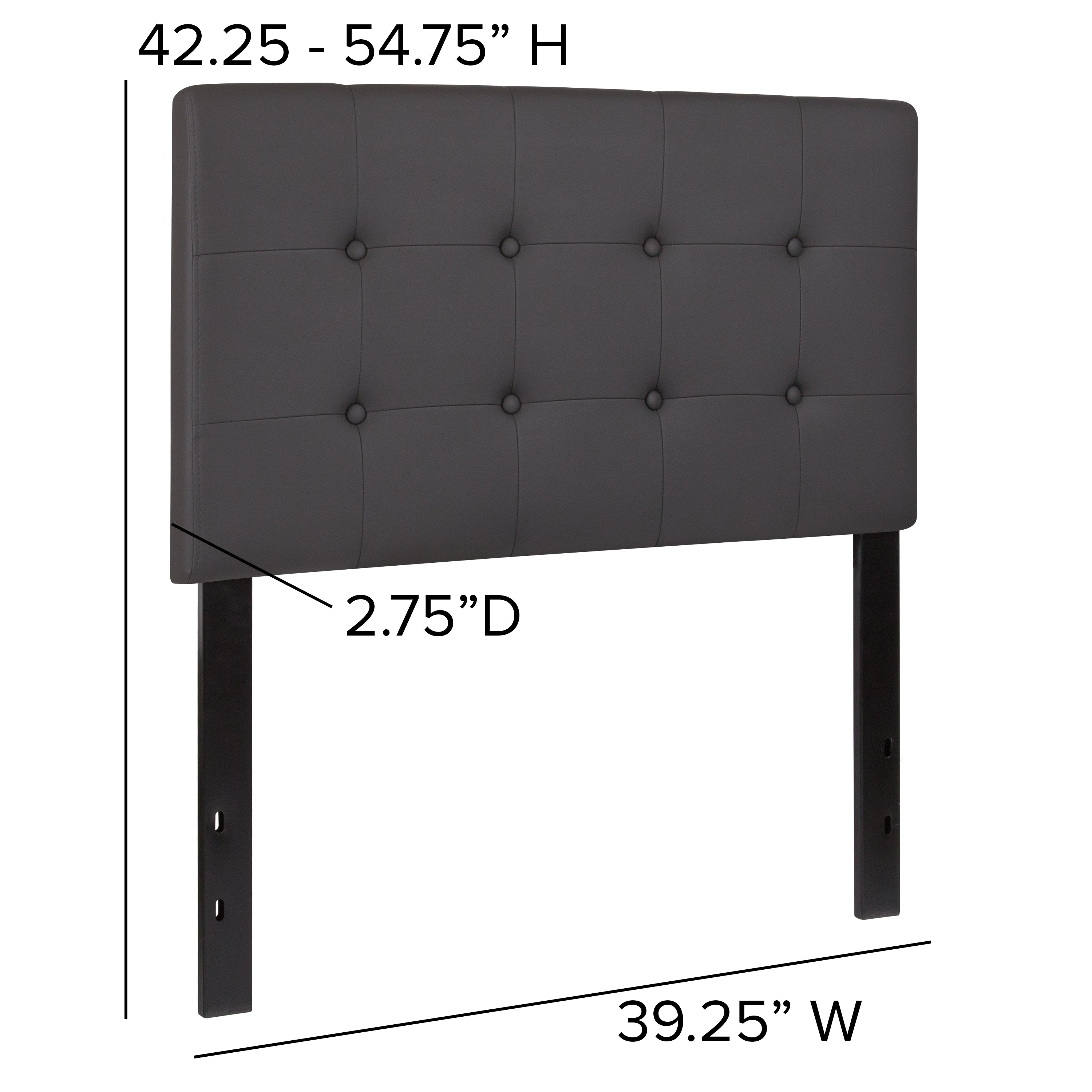 Lennox Button Tufted Upholstered Headboard