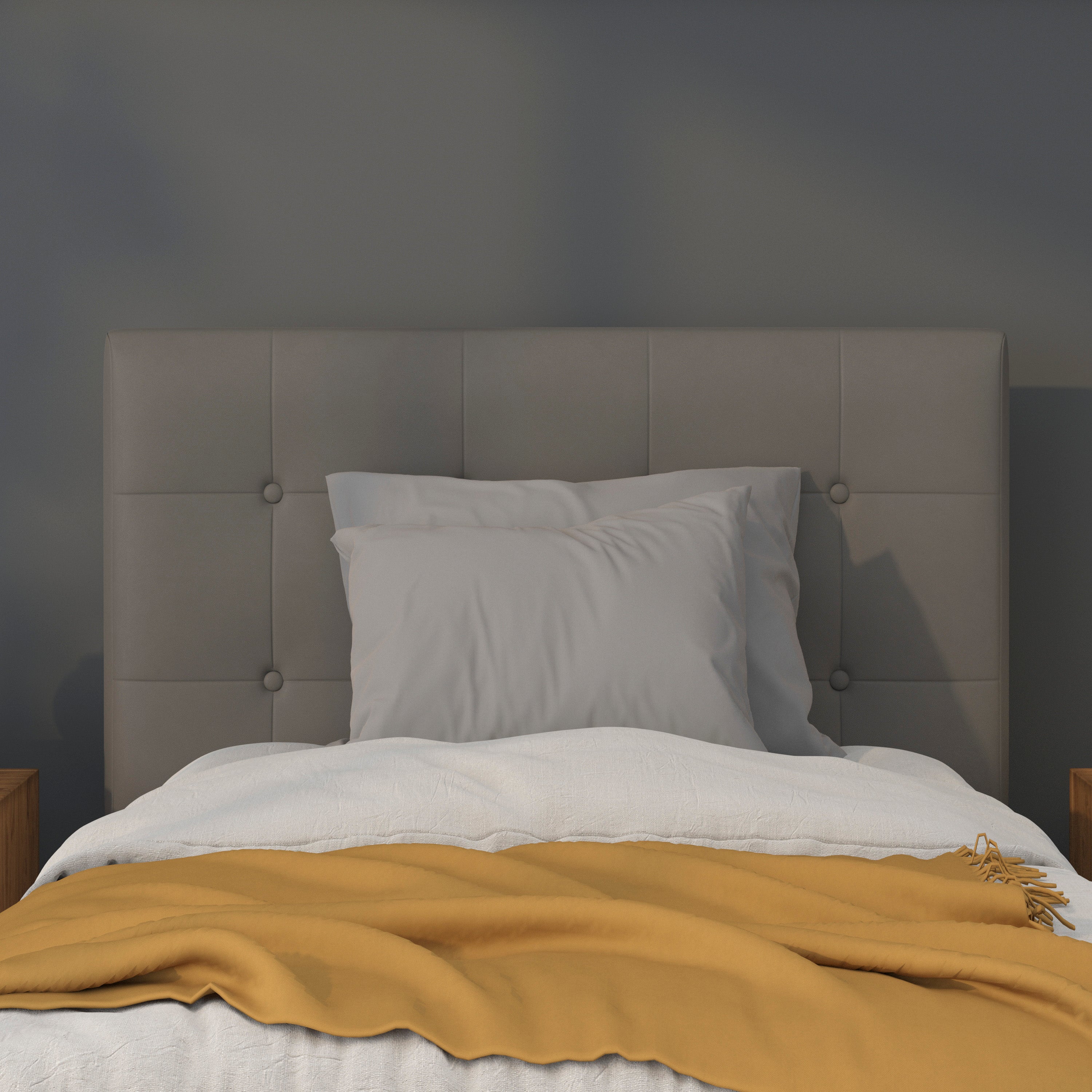 Lennox Button Tufted Upholstered Headboard