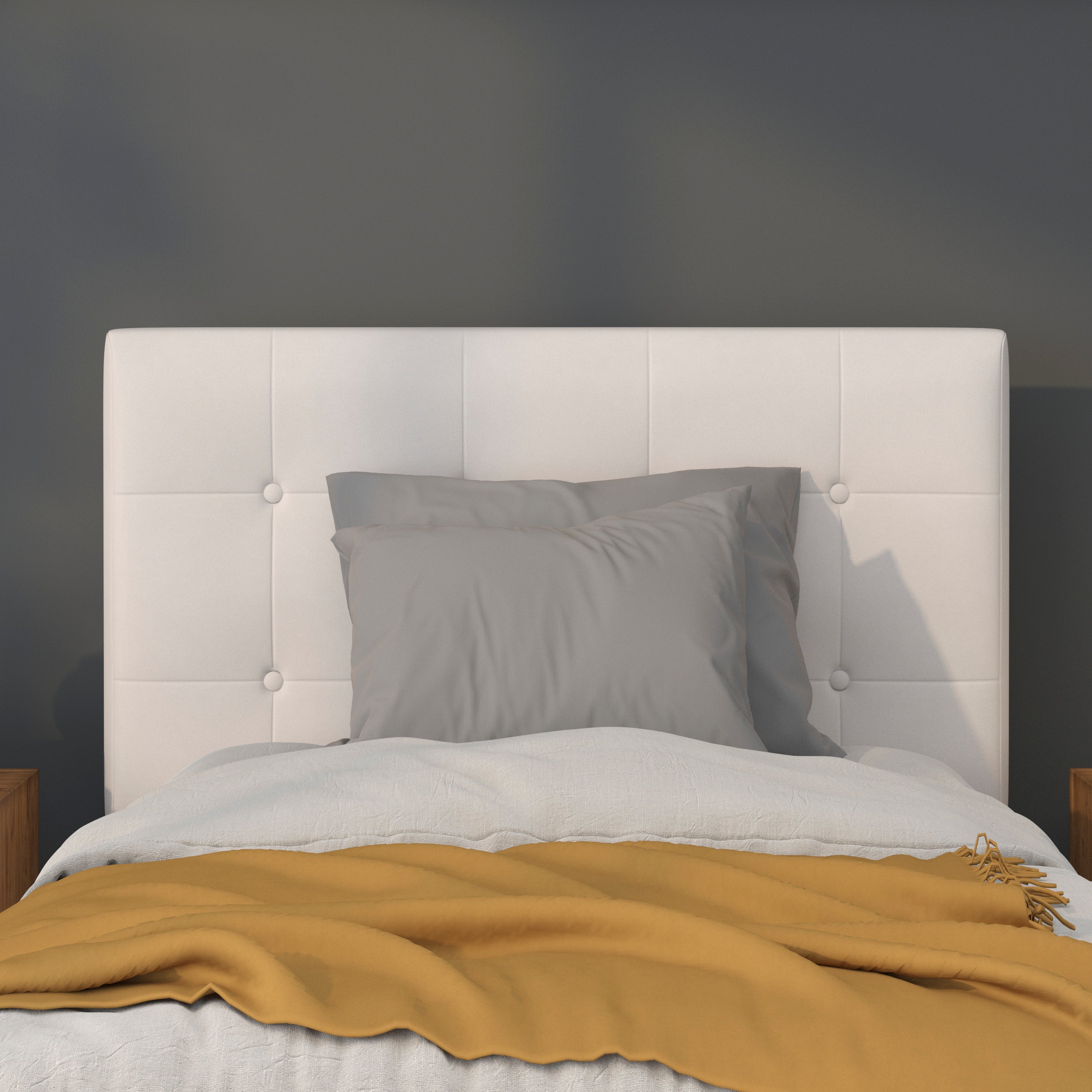 Lennox Button Tufted Upholstered Headboard