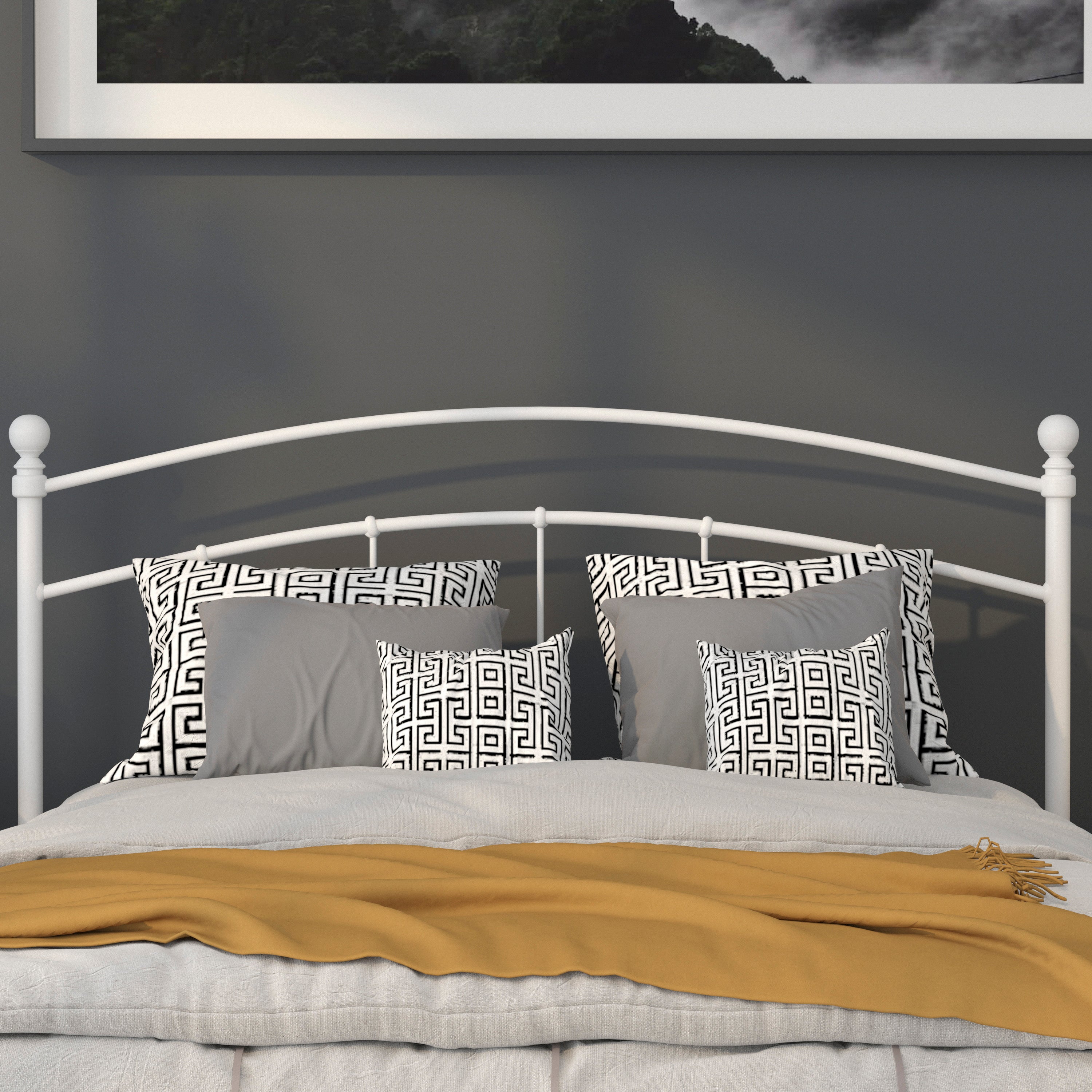 Woodstock Decorative Metal Headboard