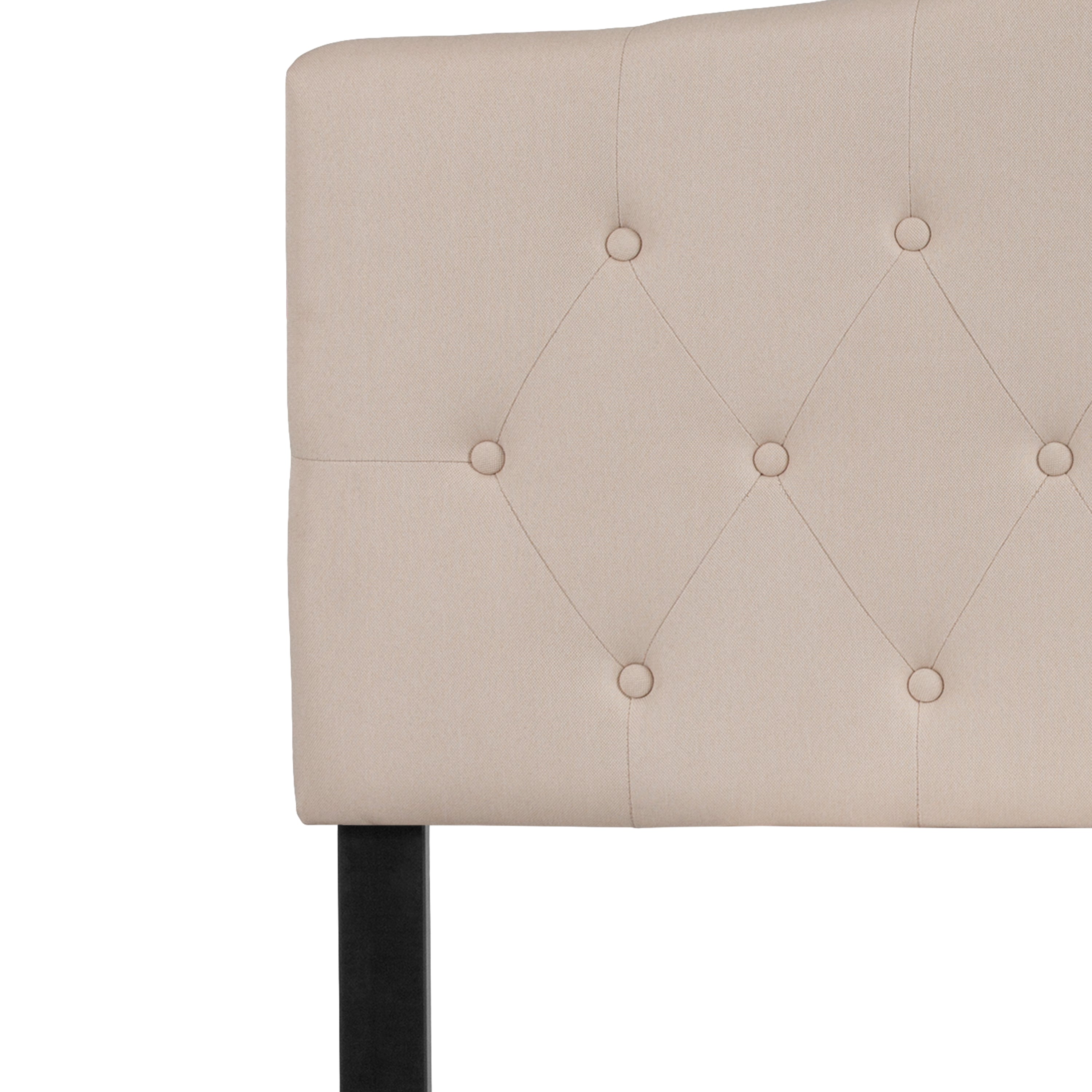 Cambridge Arched Button Tufted Upholstered Headboard