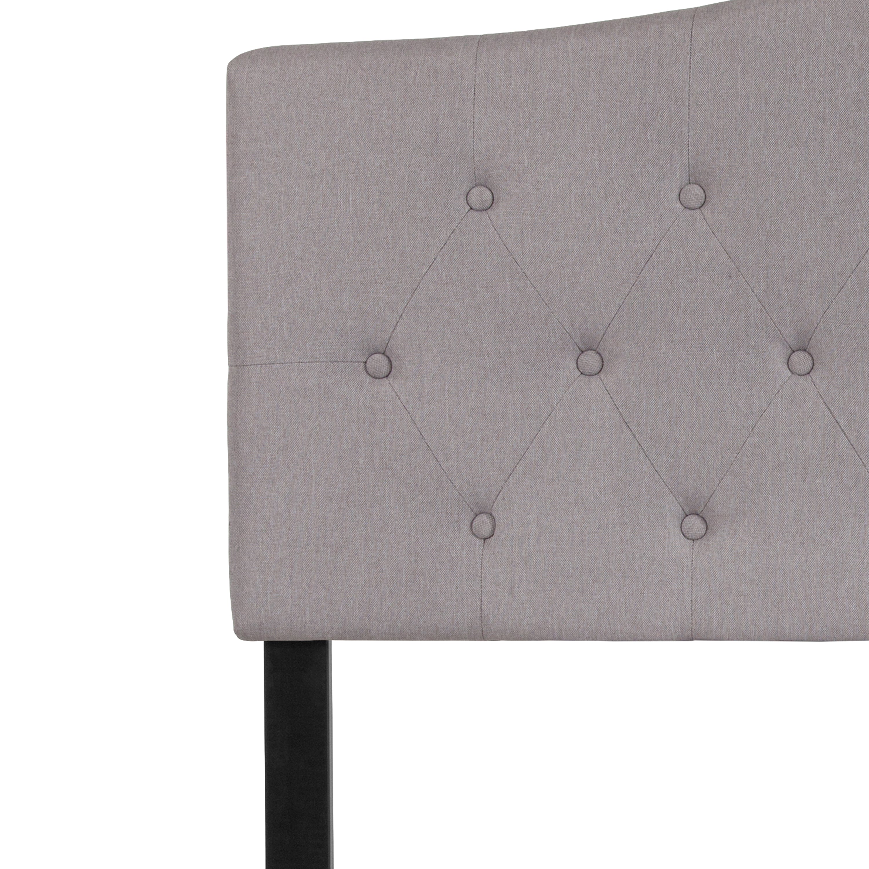 Cambridge Arched Button Tufted Upholstered Headboard