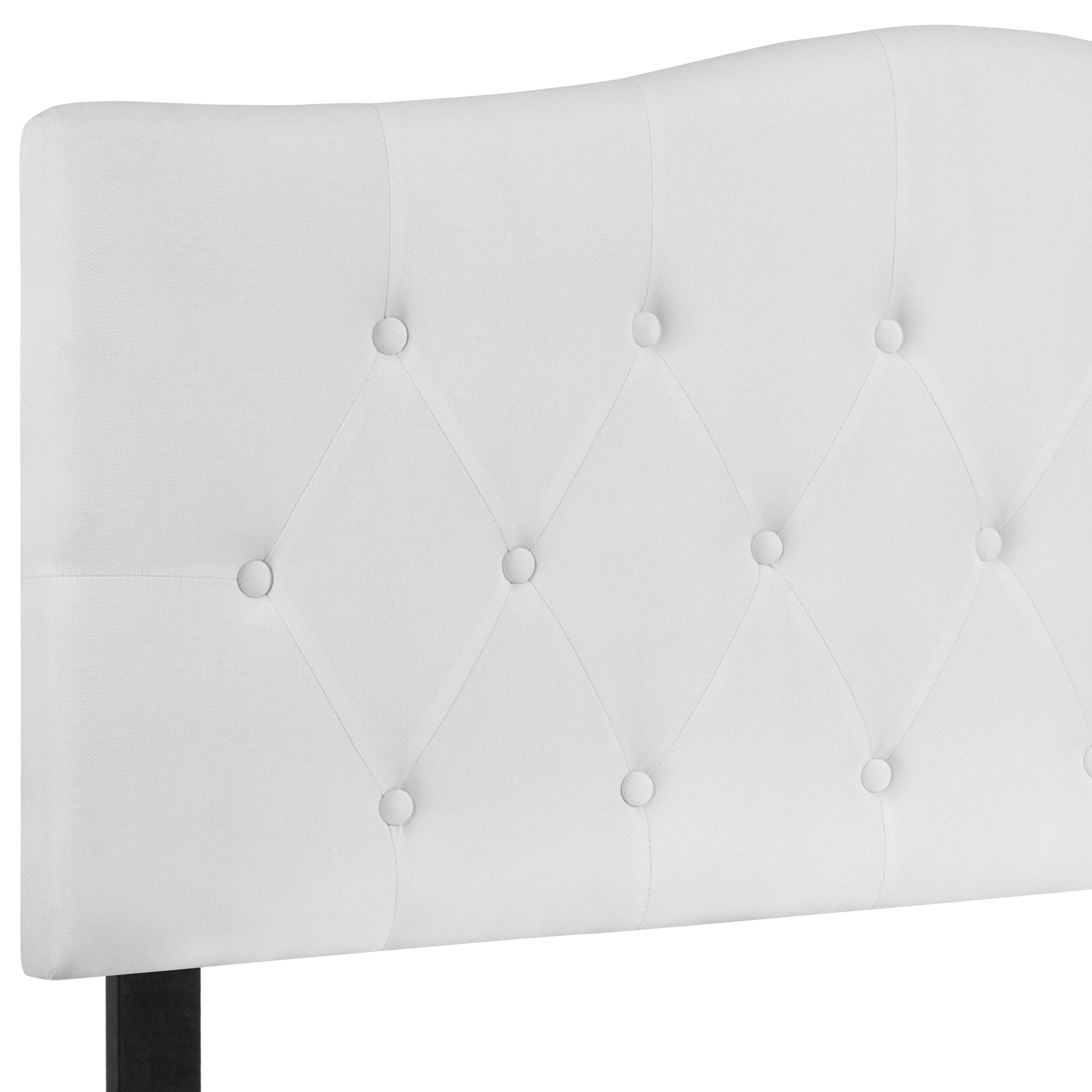 Cambridge Arched Button Tufted Upholstered Headboard