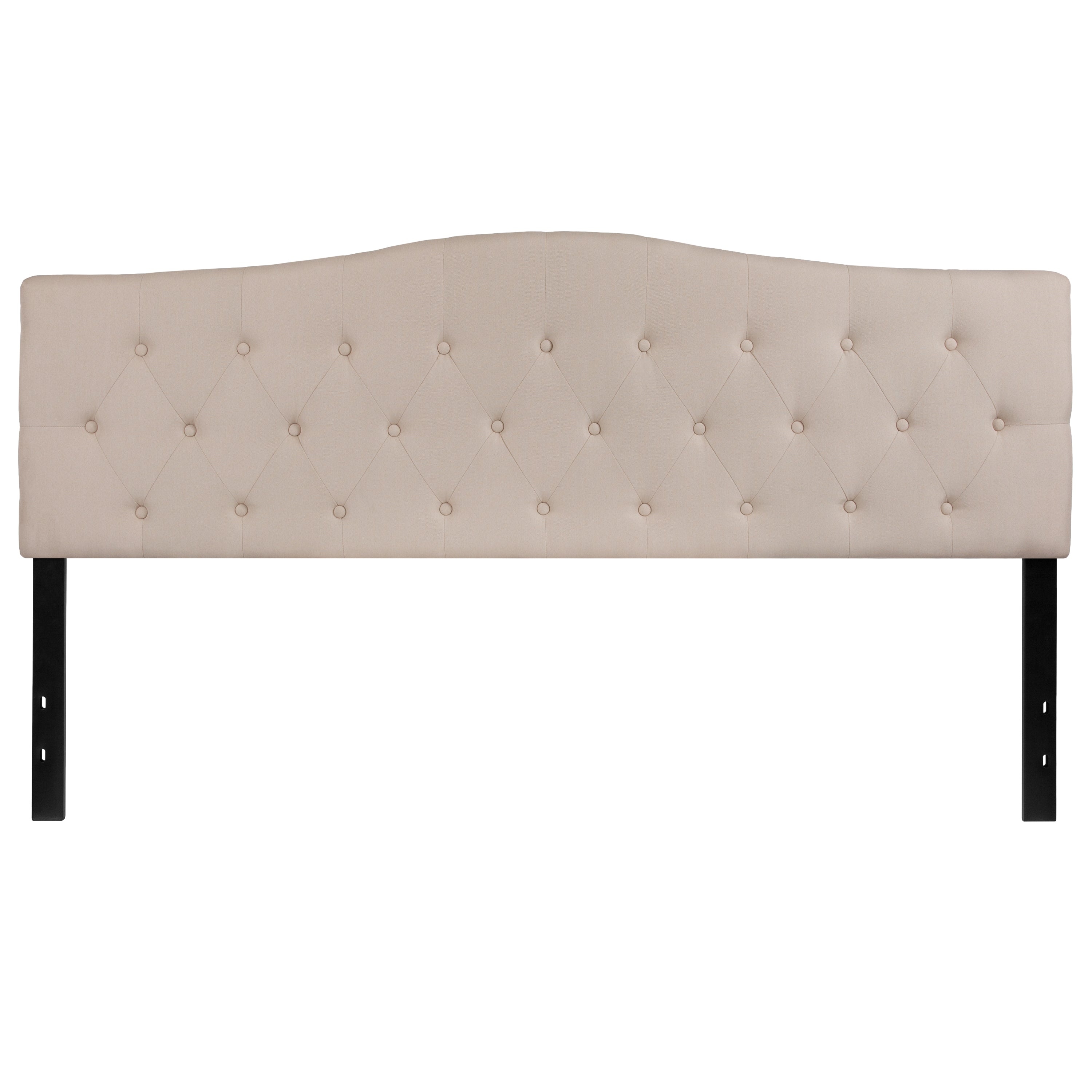 Cambridge Arched Button Tufted Upholstered Headboard