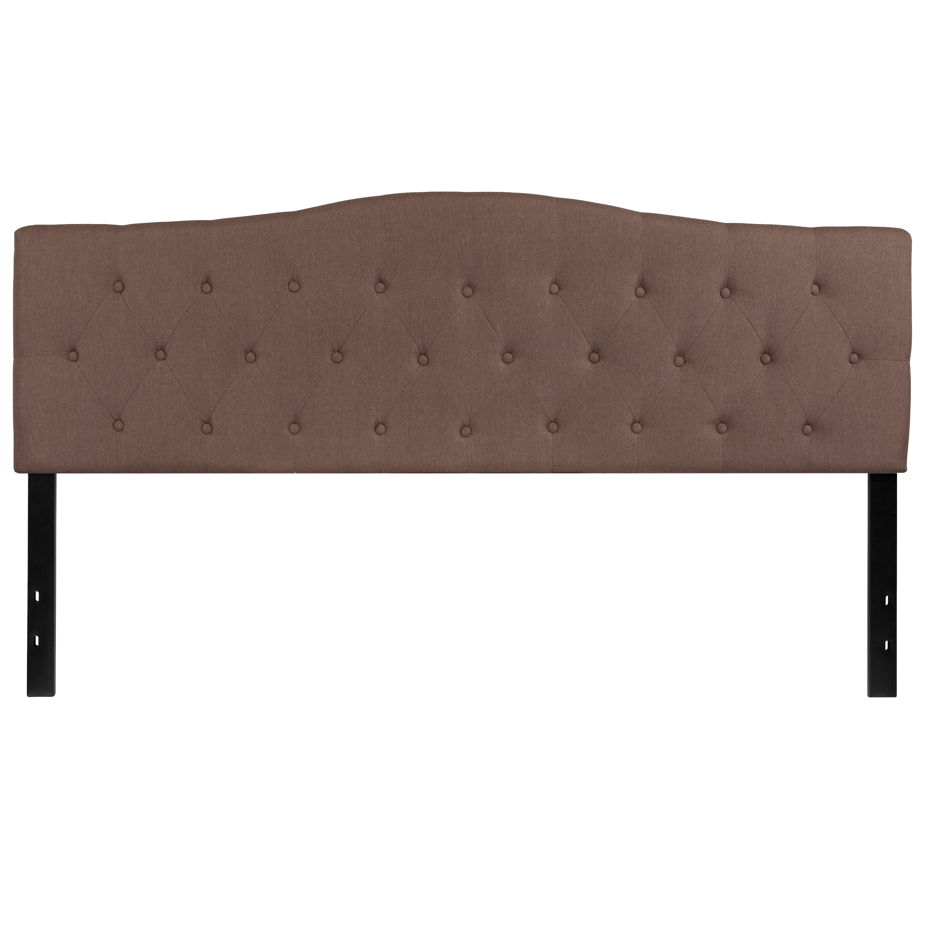 Cambridge Arched Button Tufted Upholstered Headboard