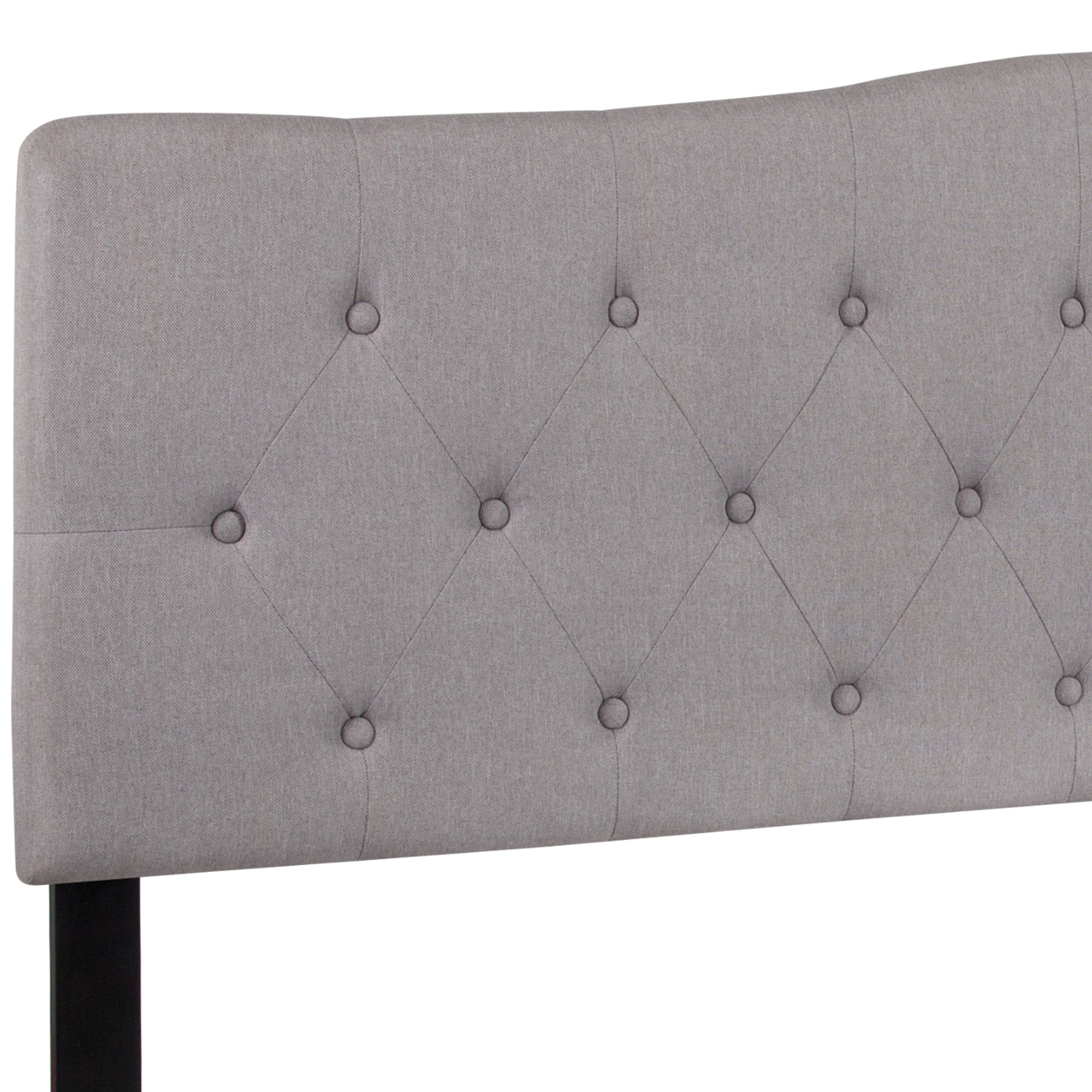 Cambridge Arched Button Tufted Upholstered Headboard