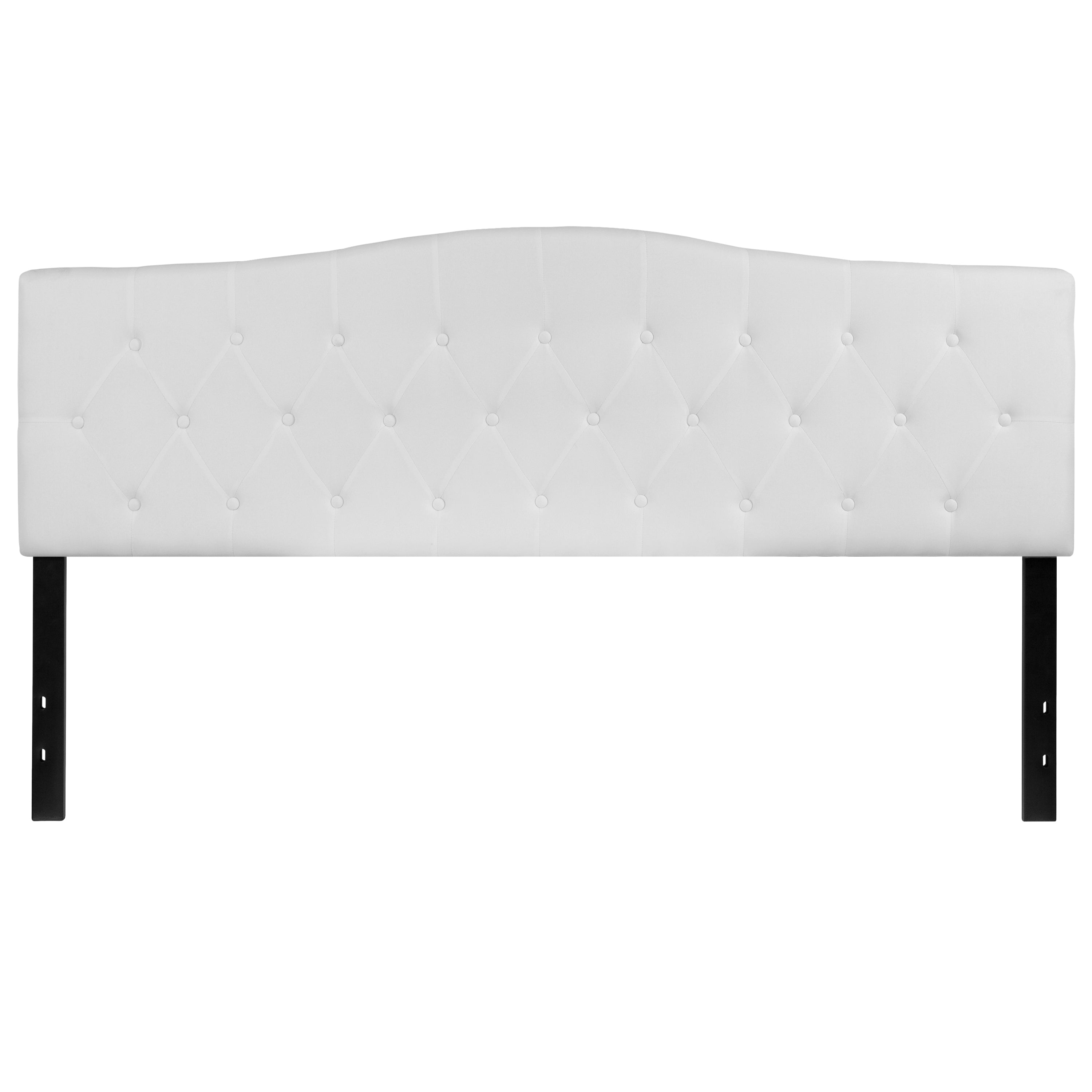 Cambridge Arched Button Tufted Upholstered Headboard
